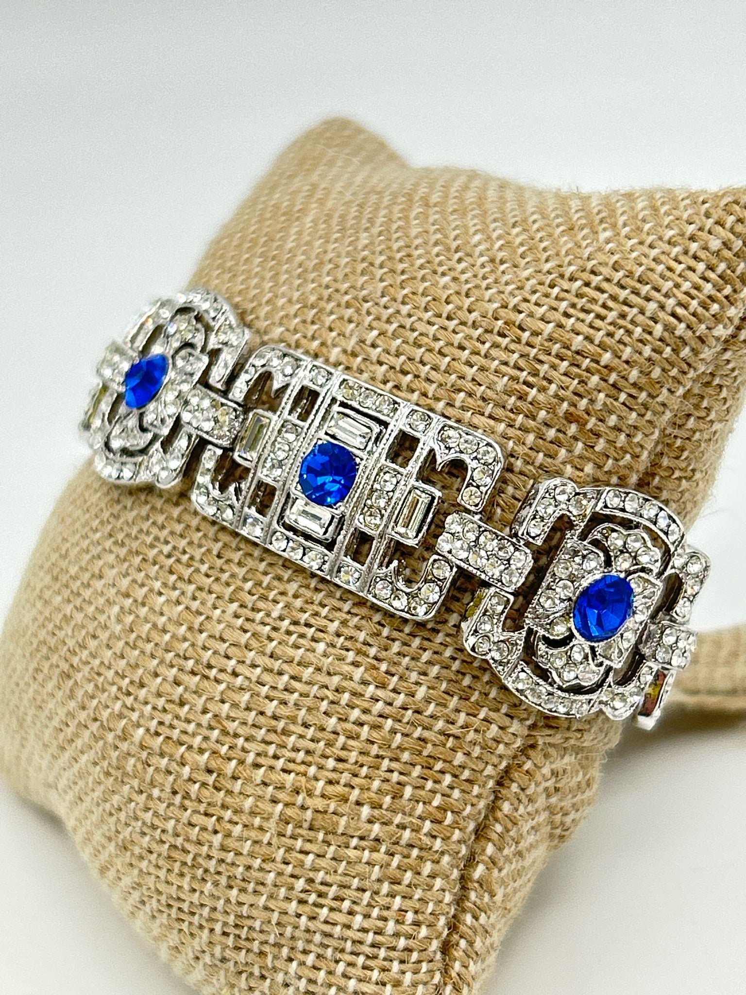 SUZANNE SOMERS SILVER AND BLUE Bracelet