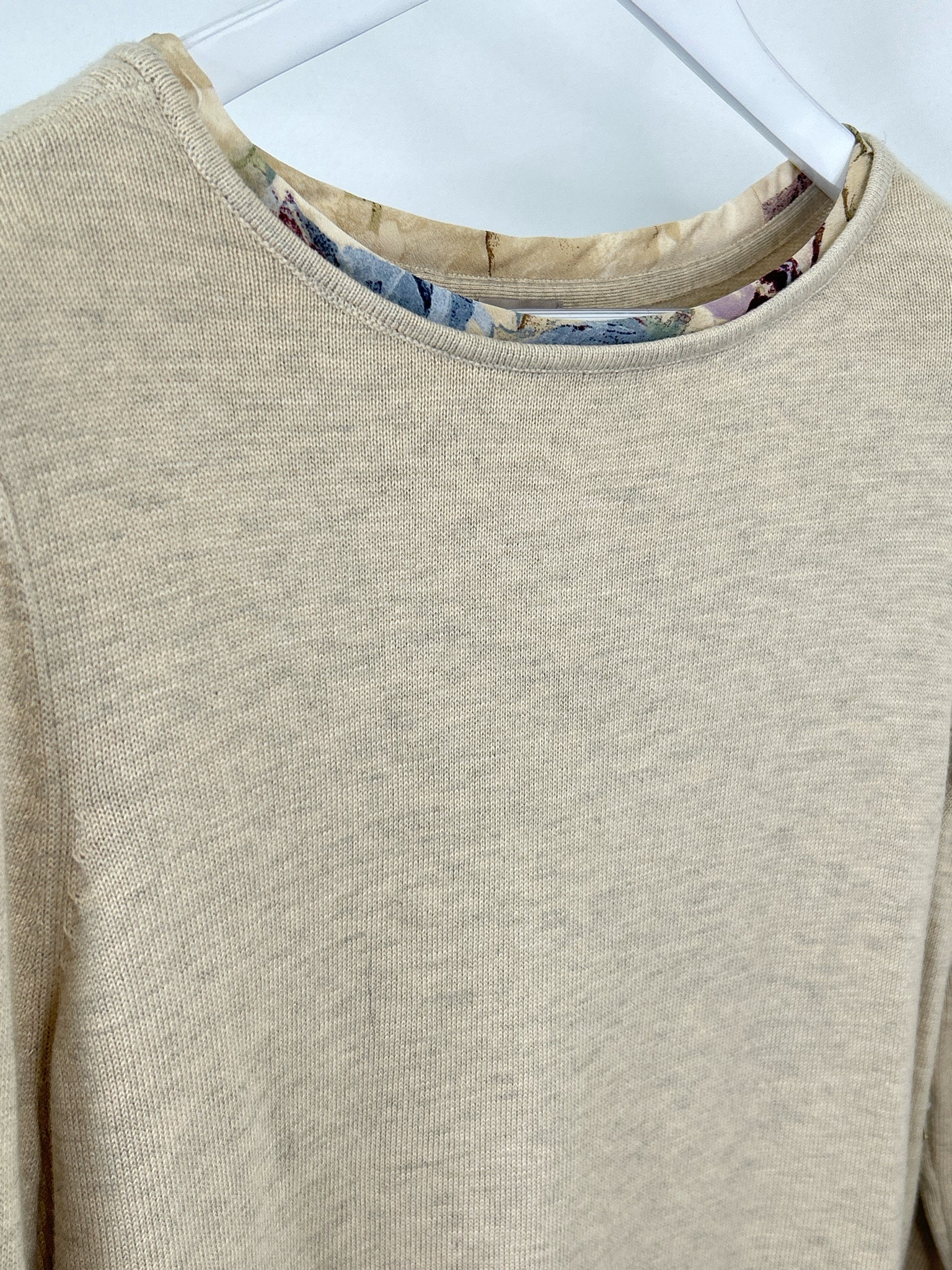 CHICO'S Size XL Oatmeal Women Sweater