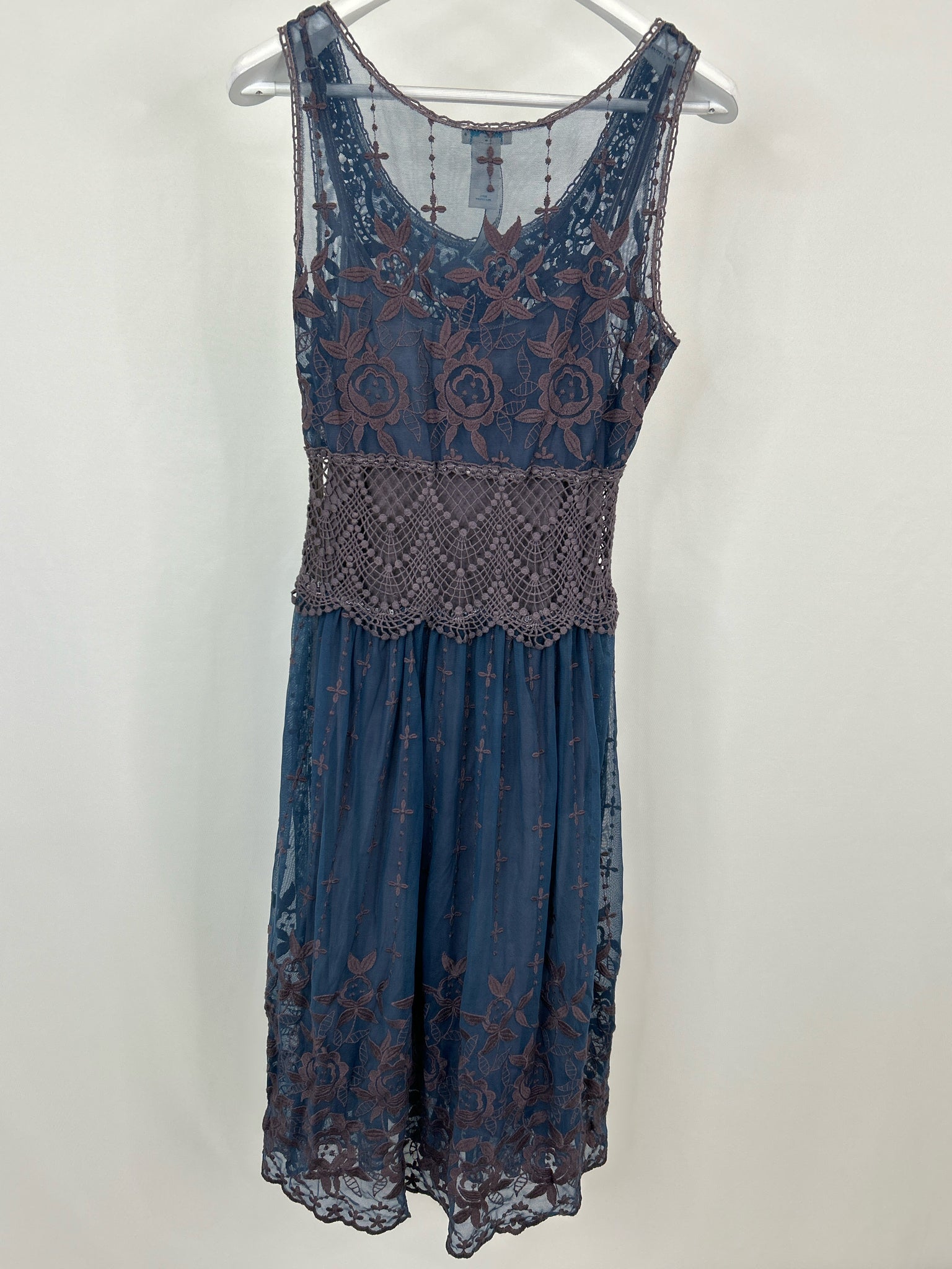 SUNDANCE Size 8 Navy Print Women Dress