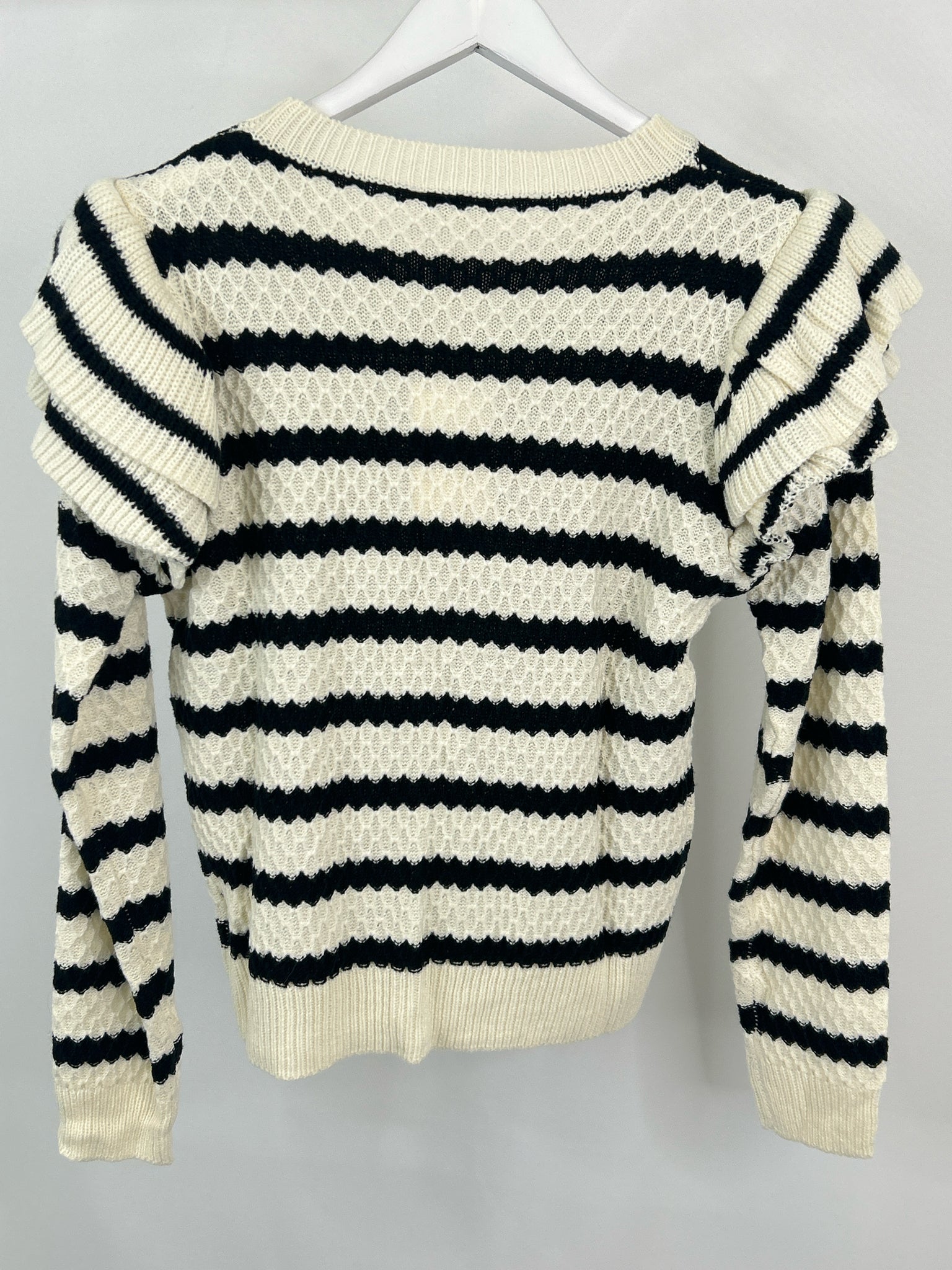 Lovelo Size S IVORY AND BLACK Women Sweater