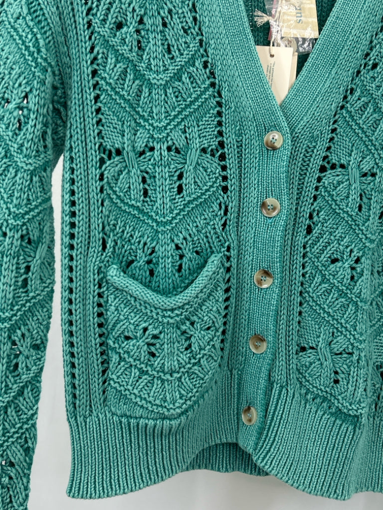 SUNDANCE Women Size XS Green Cardigan