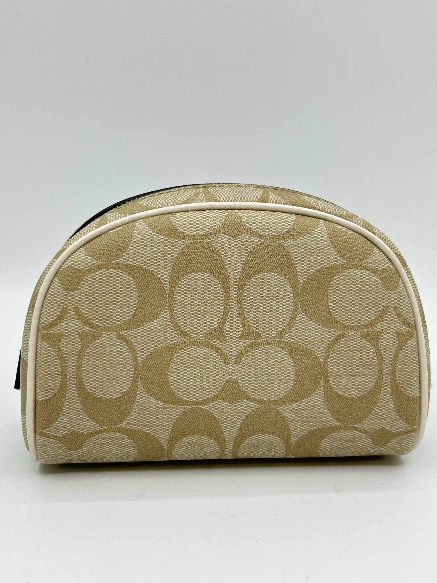 COACH BEIGE MONOGRAM Make-up bag