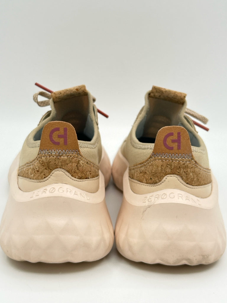 COLE HAAN Size 6.5B BEIGE AND PINK Women's Sneakers