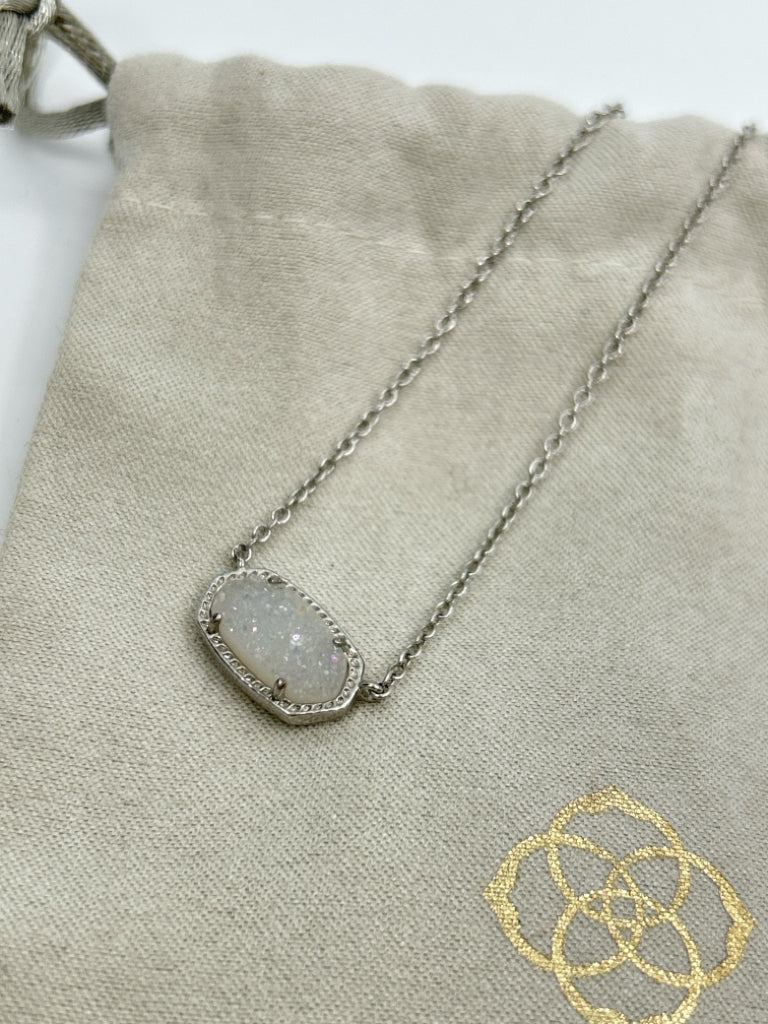 KENDRA SCOTT SILVER AND WHITE Necklace