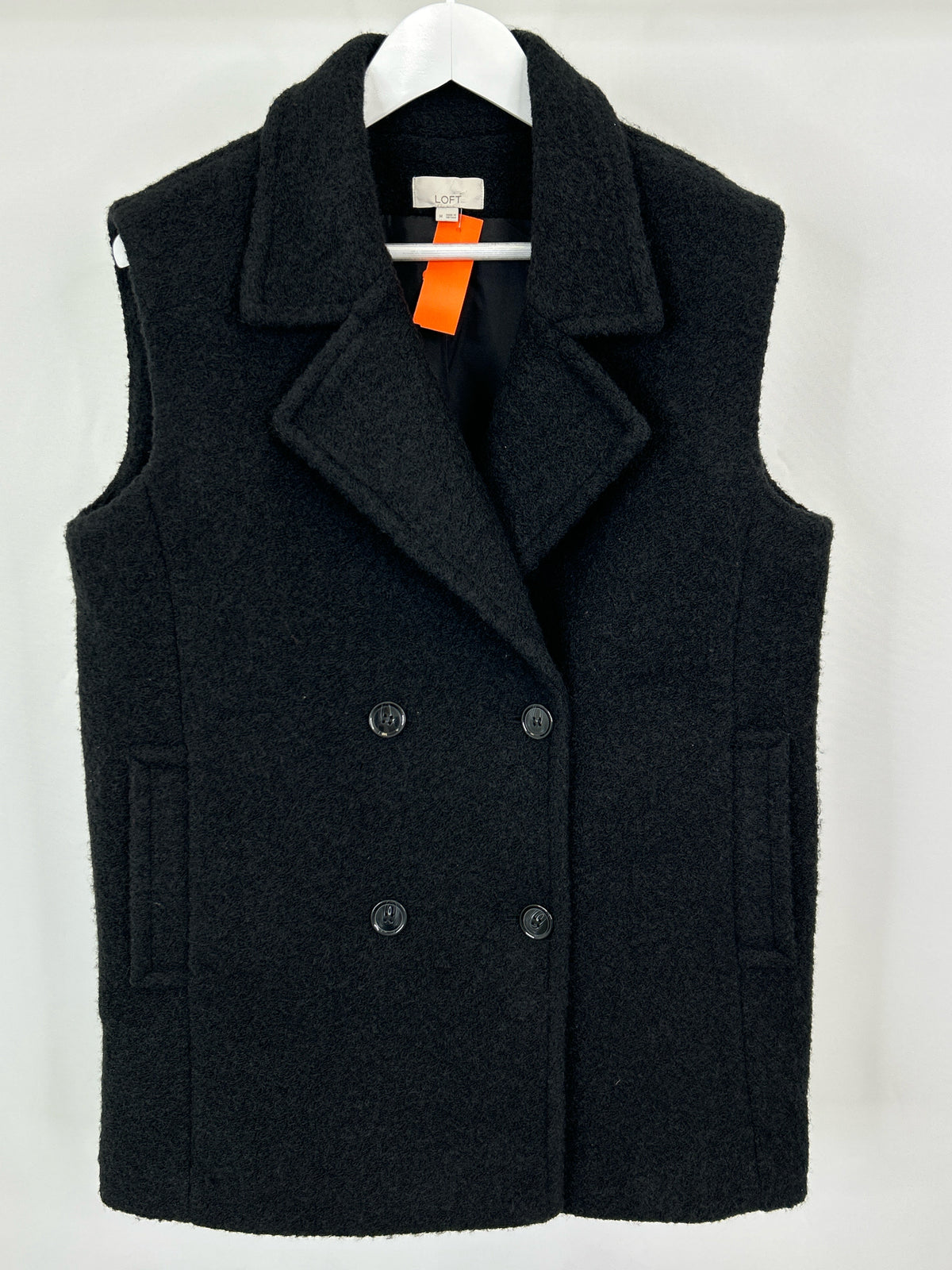 LOFT Size M Black Women Vest