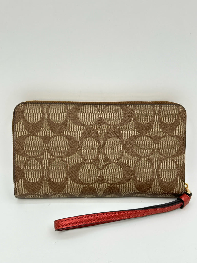 coach BROWN MONOGRAM Wallet