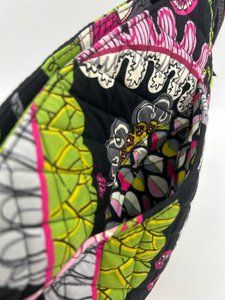 VERA BRADLEY Black Floral Women's Purse