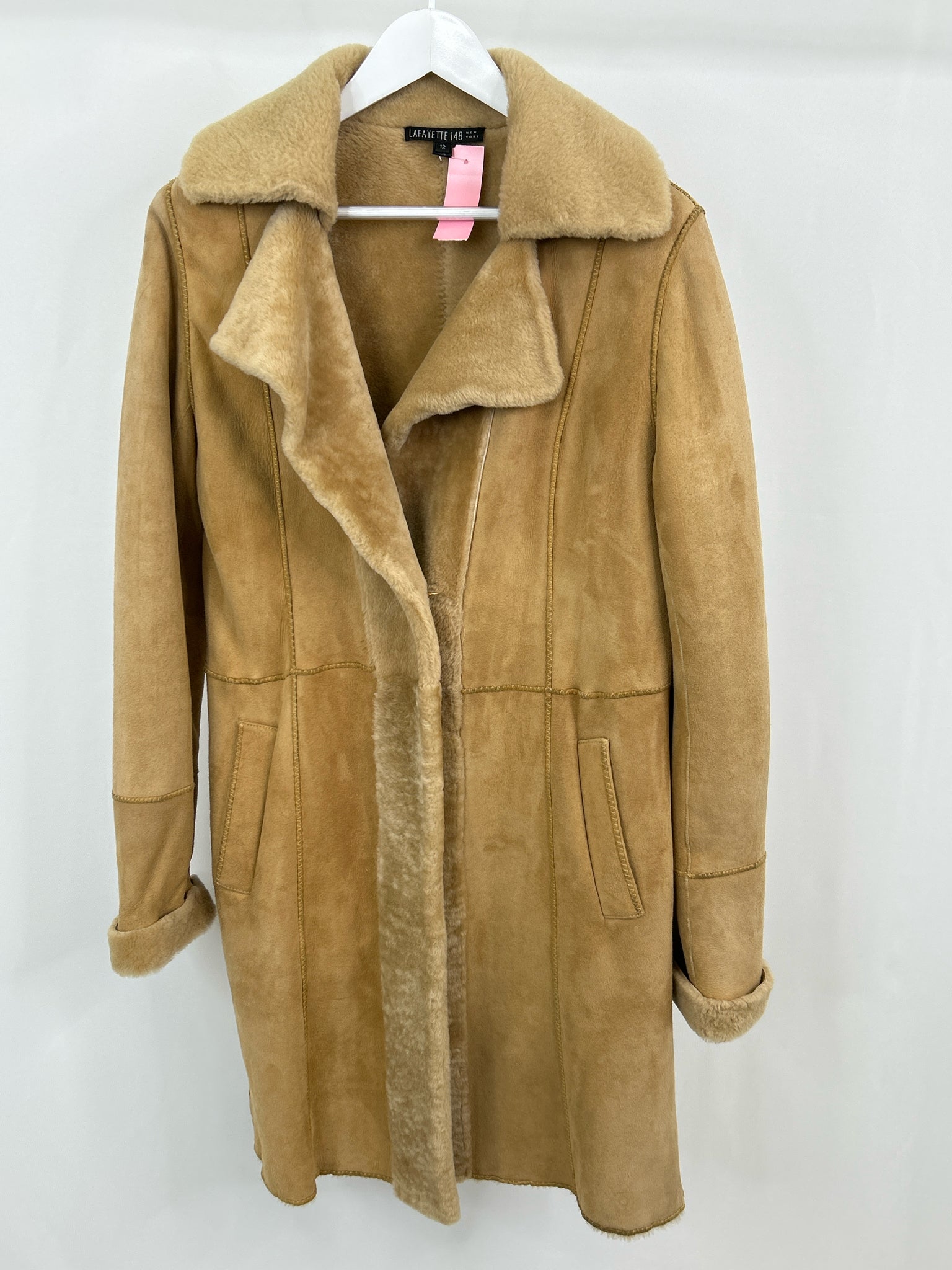 LAFAYETTE 148 Size 12 Tan Women Coat