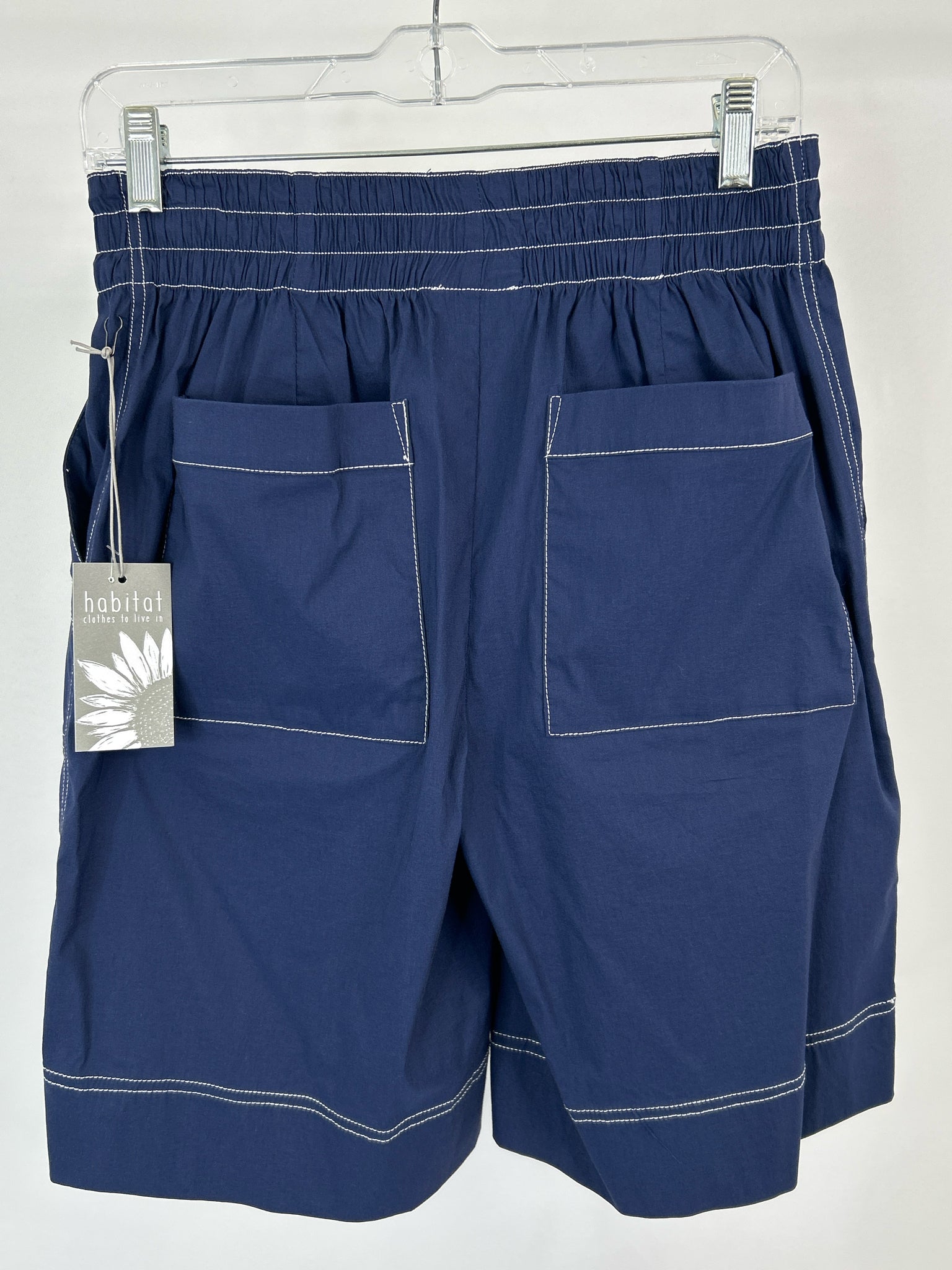 HABITAT Size S NAVY AND WHITE Women Shorts