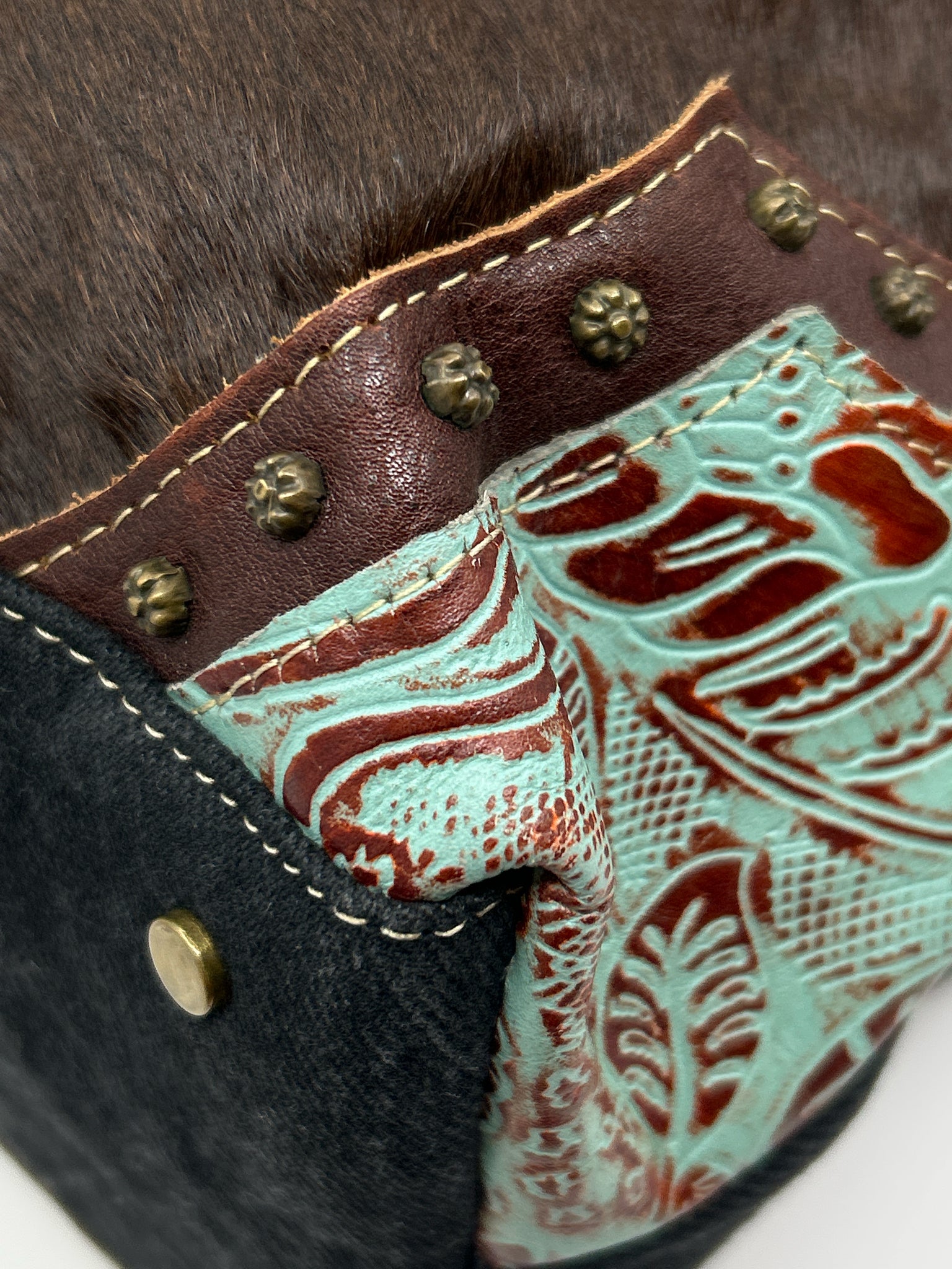 MYRA BAG Brown Print Women Purse