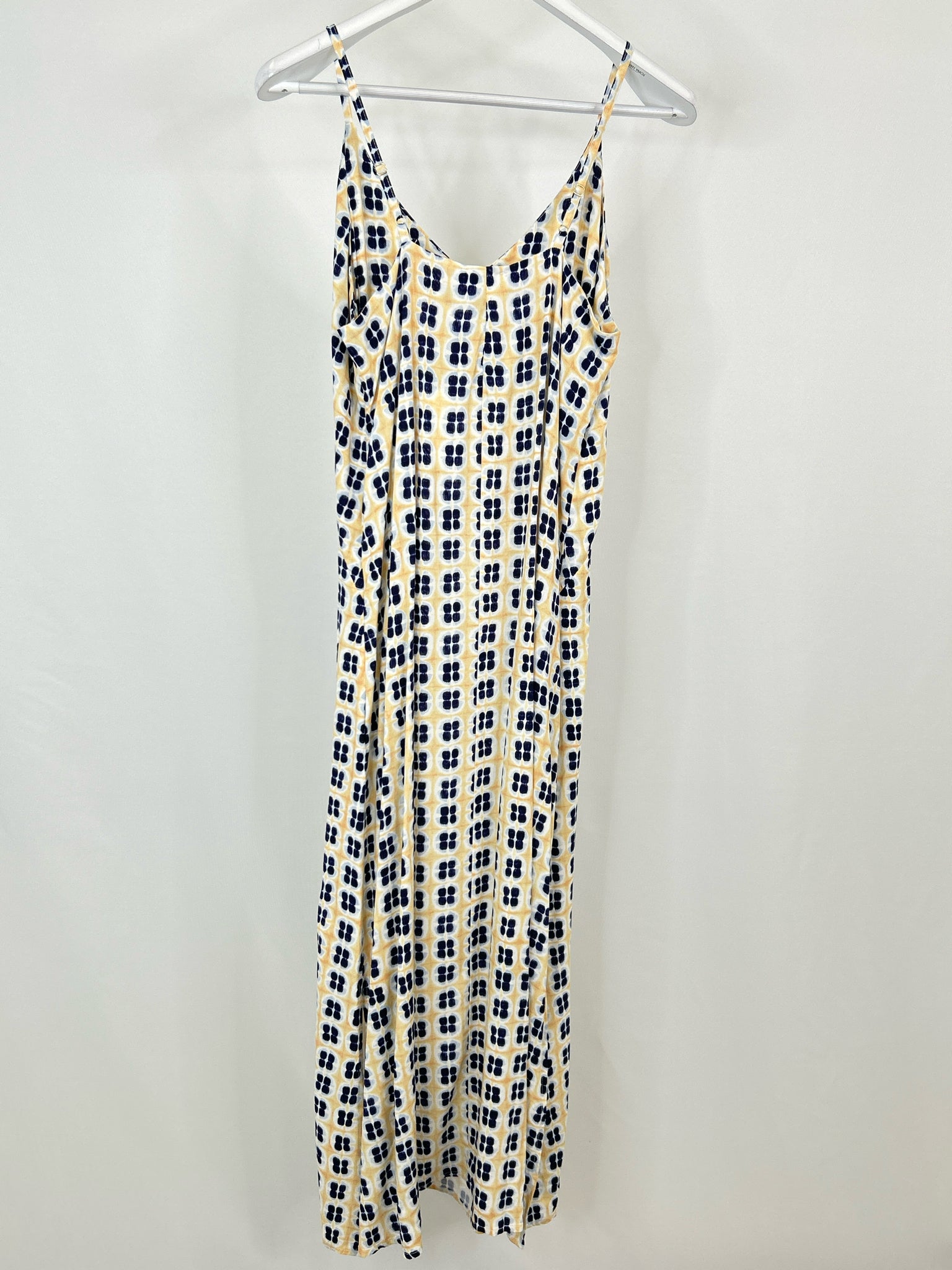 Mus & Bomdon Size M BLUE AND YELLOW Women Dress