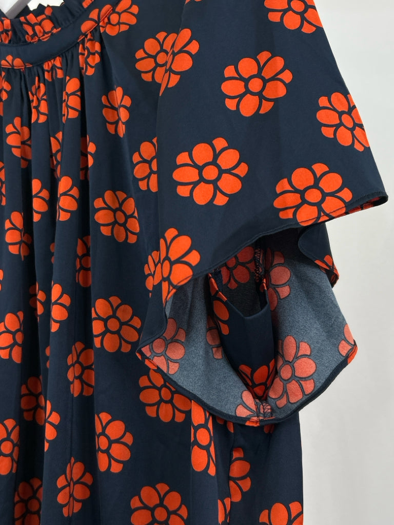 THML Size XL Navy and orange Women's Top
