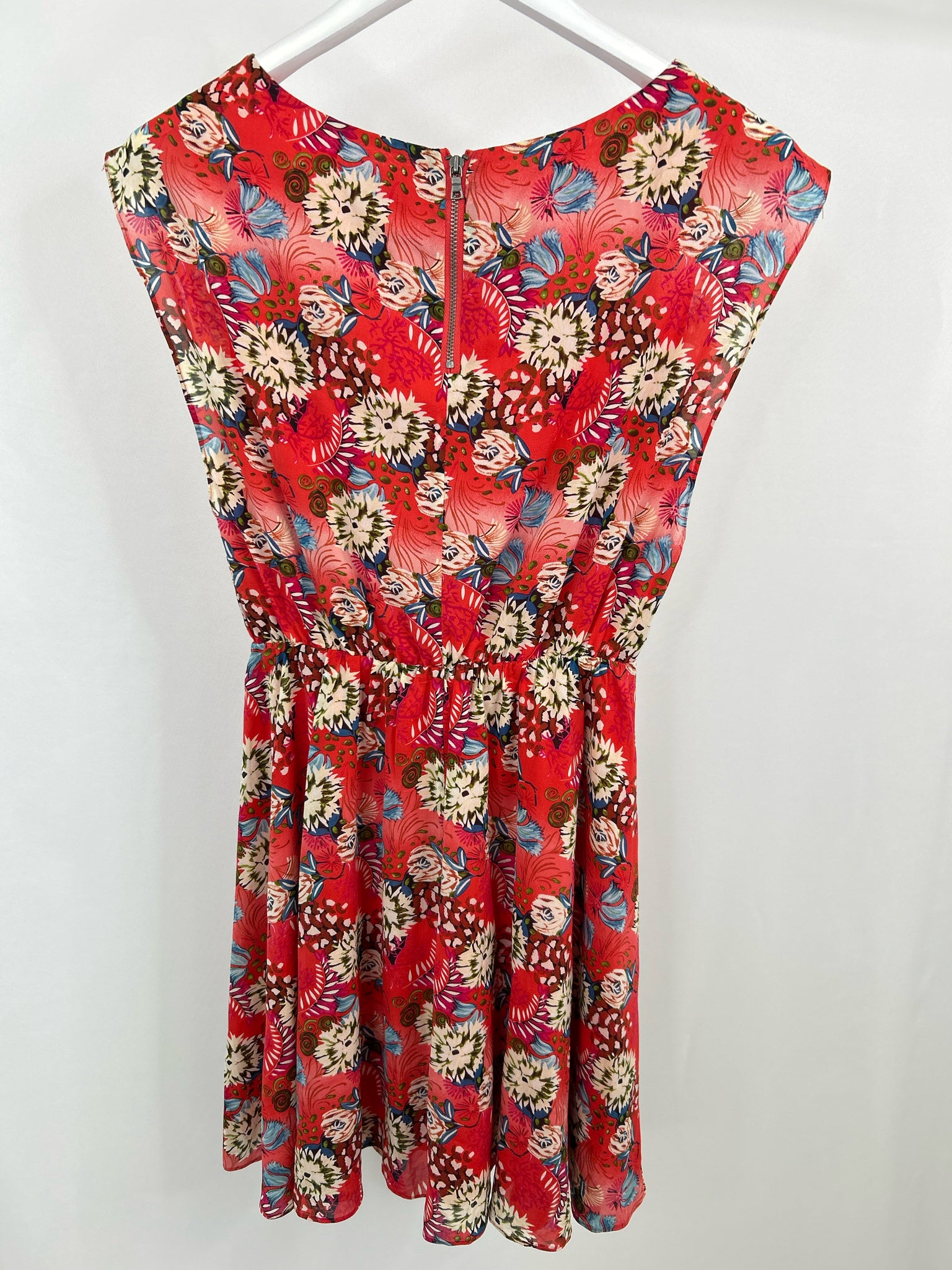 ALICE + OLIVIA Size XS Red Print Women Dress