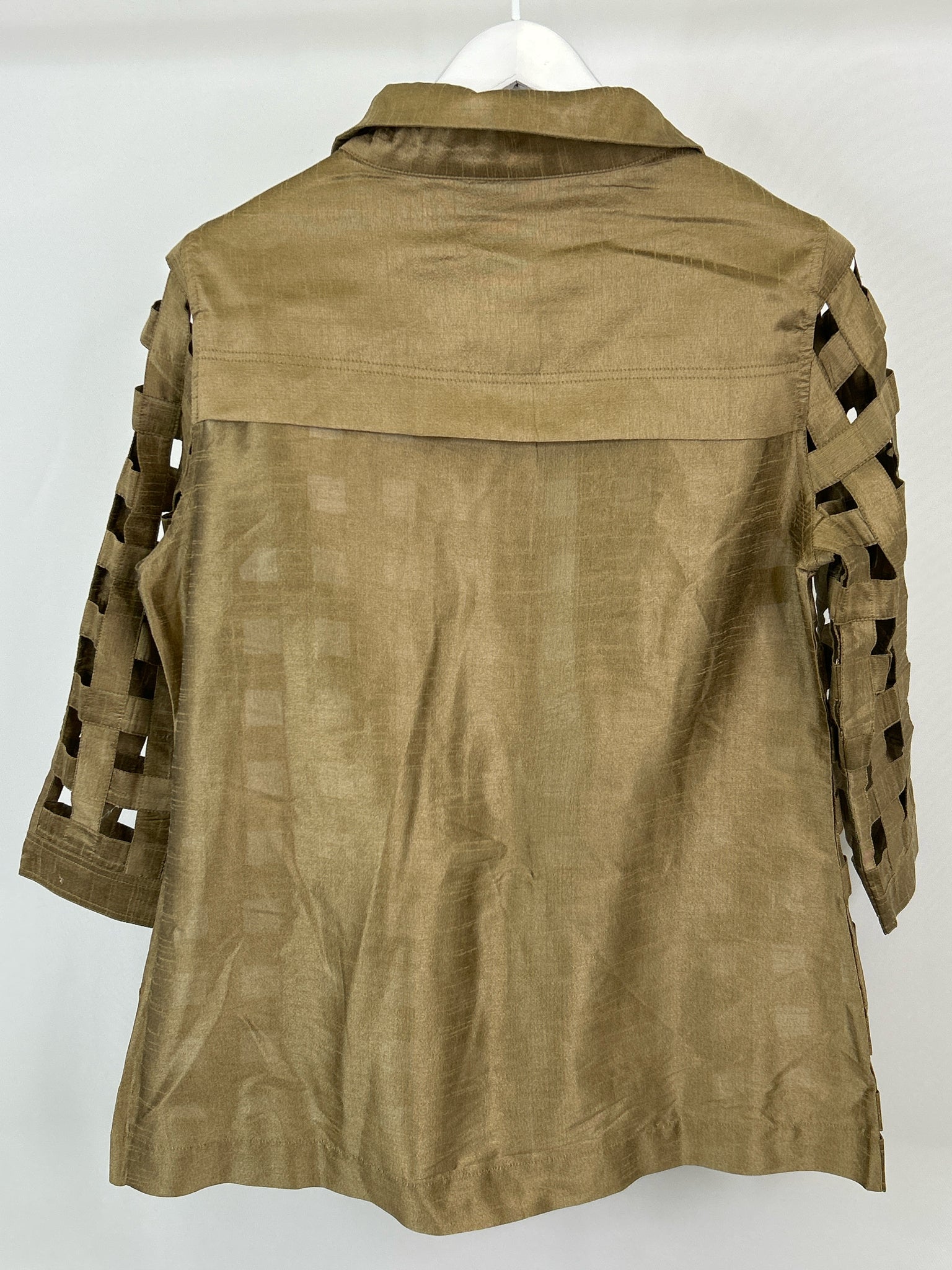 PATTY KIM Size One Size BRONZE Women Jacket