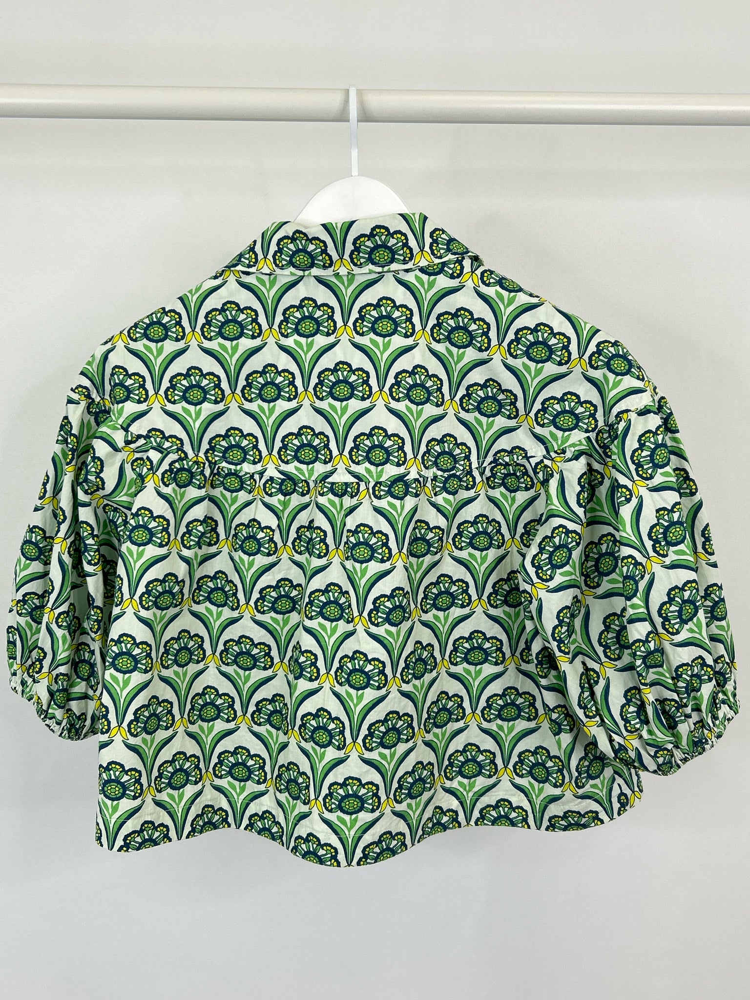 MAEVE NWT Size SP Green Floral Women's Blouse