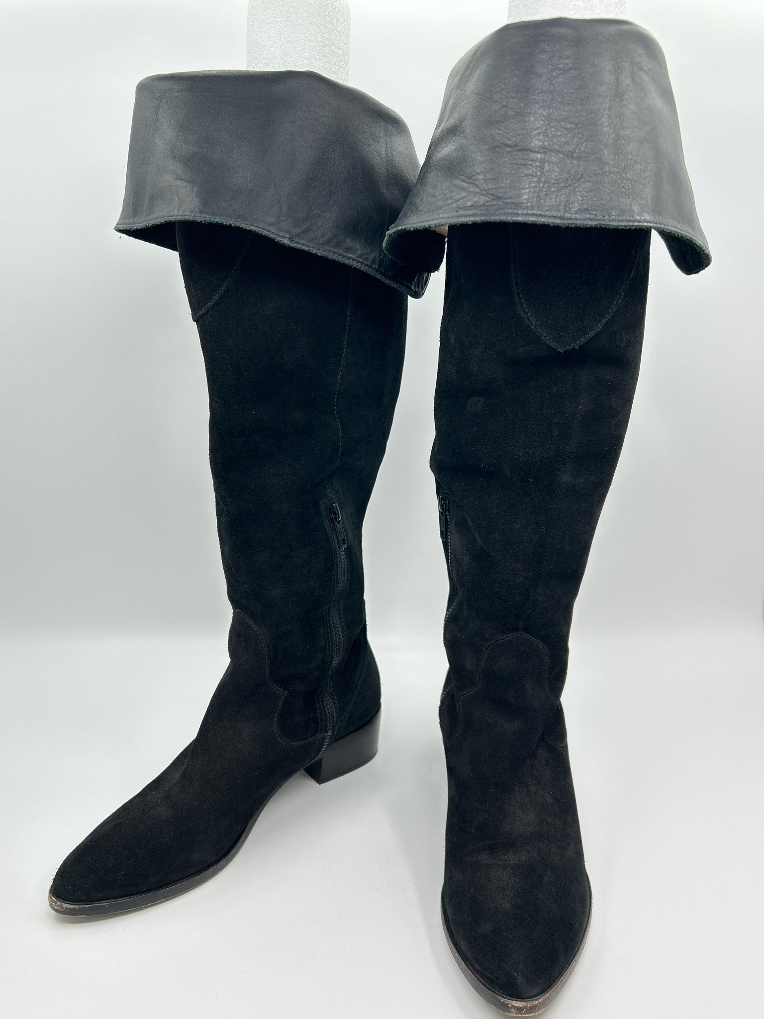 FRYE Size 8.5M Black Women Boots