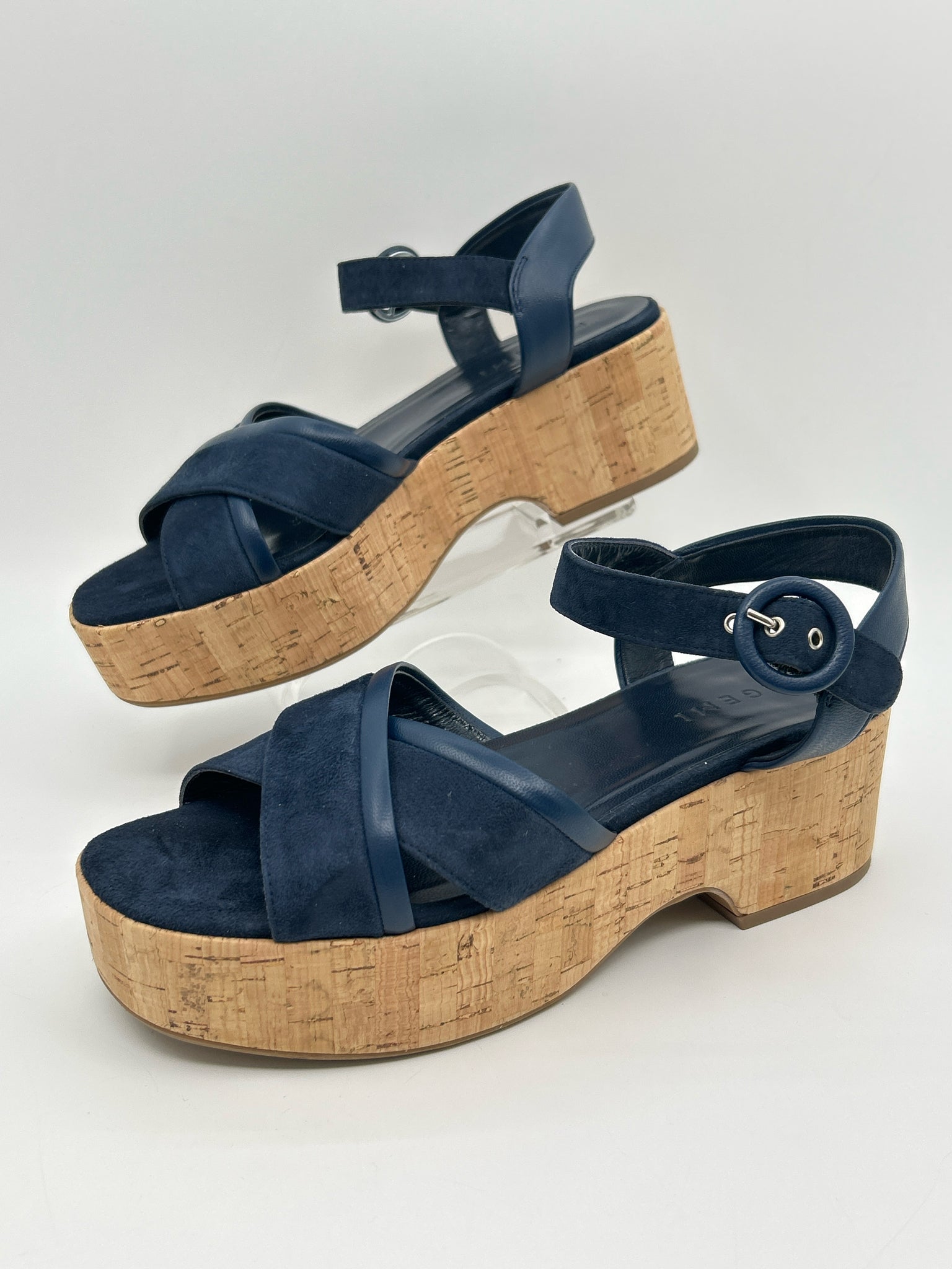 M.Gemi Size 8 Blue Women Sandal
