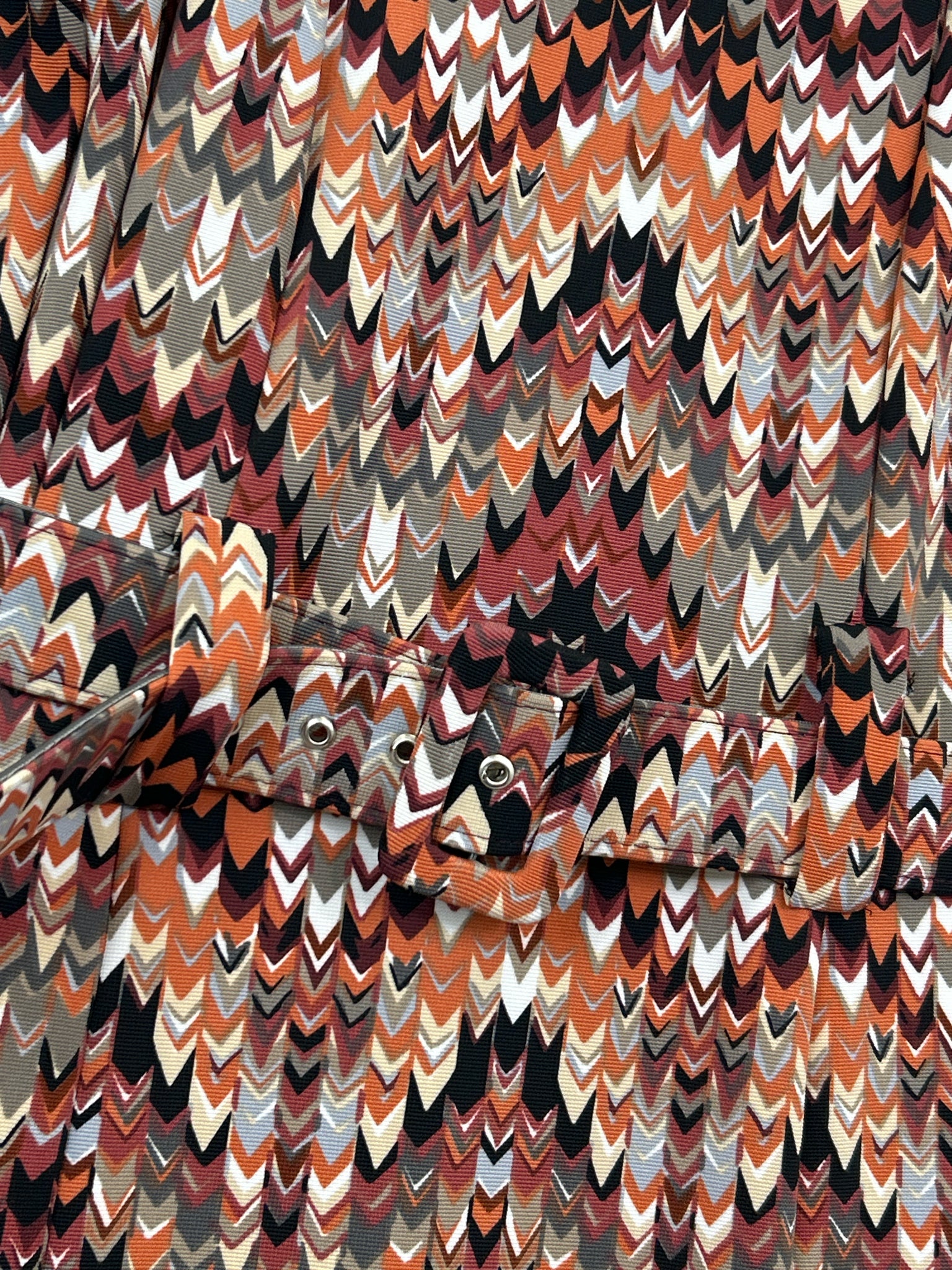 DIANE VON FURSTENBERG Size 8 Orange Print Women Dress