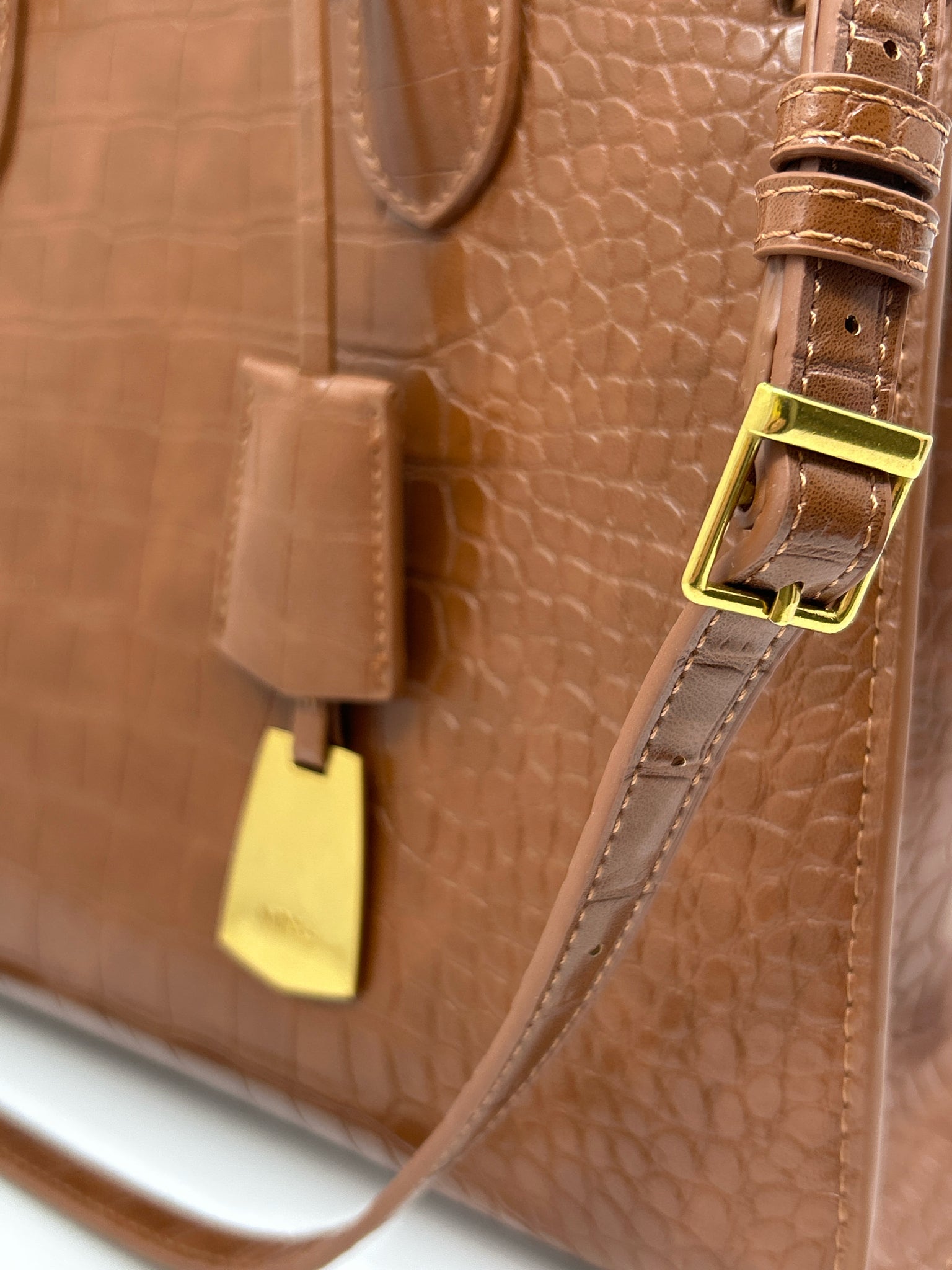 MNG Brown Women Tote