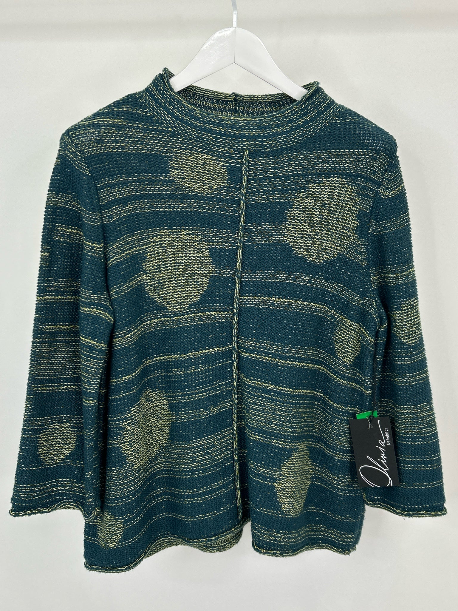 OLIVIA BY HABITAT CLOTHES Size S Dark Teal Women Tunic NWT