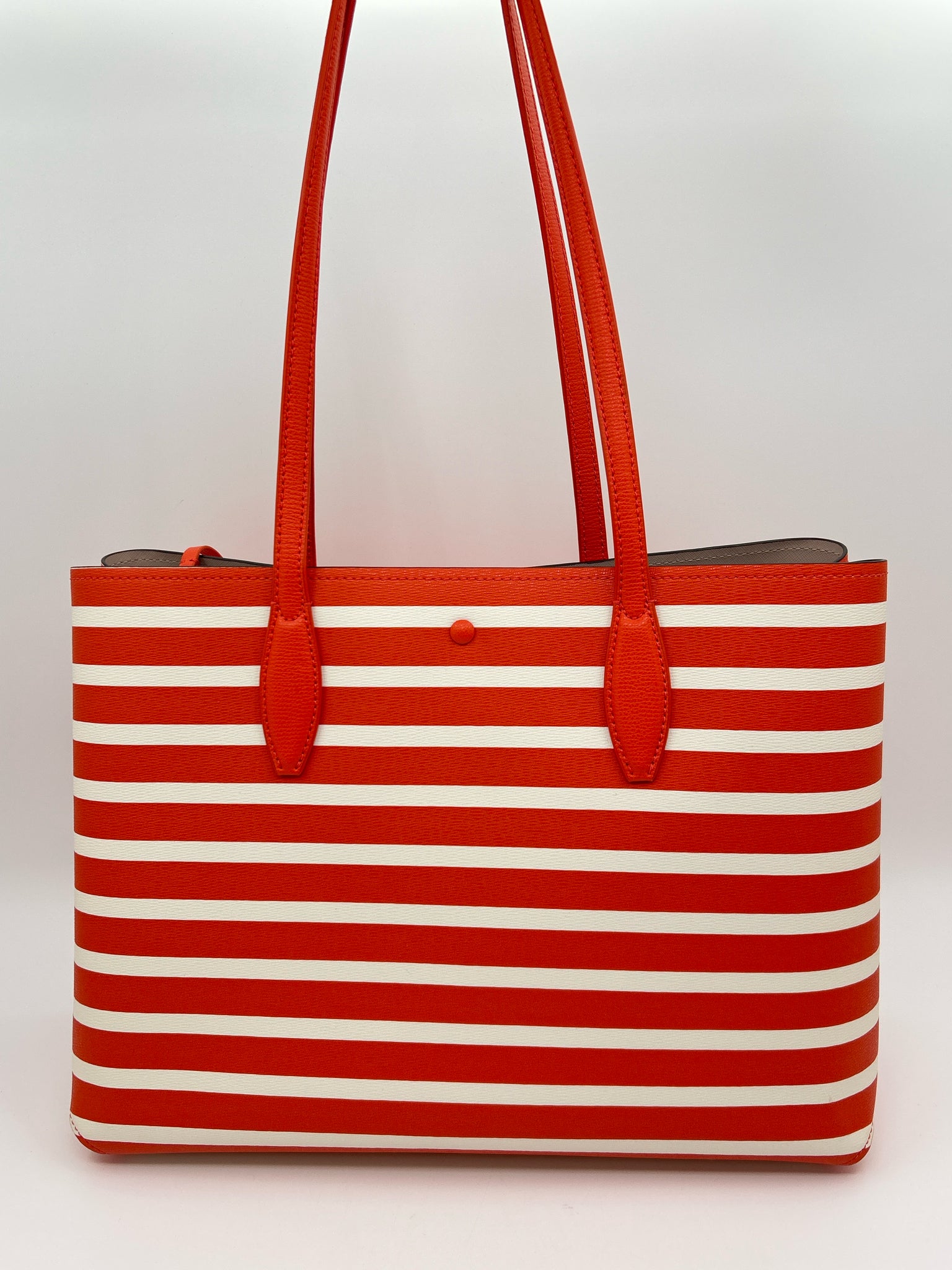 KATE SPADE Orange Striped Women Tote