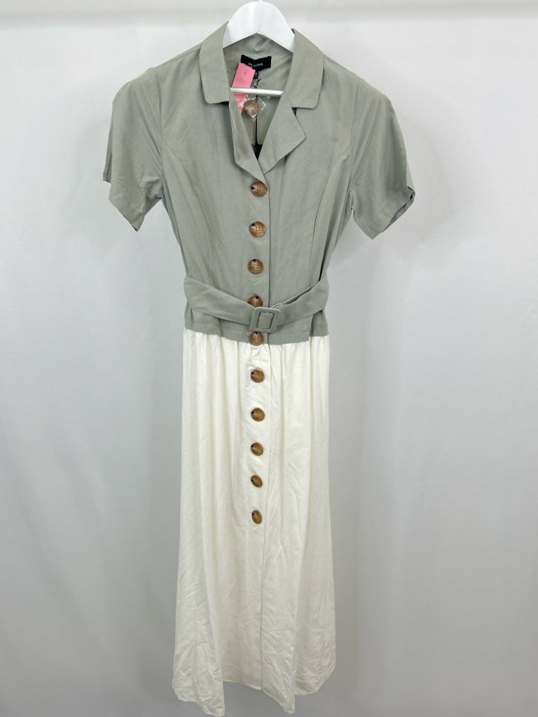 EN Saison Women Size S Sage and Ivory Dress NWT