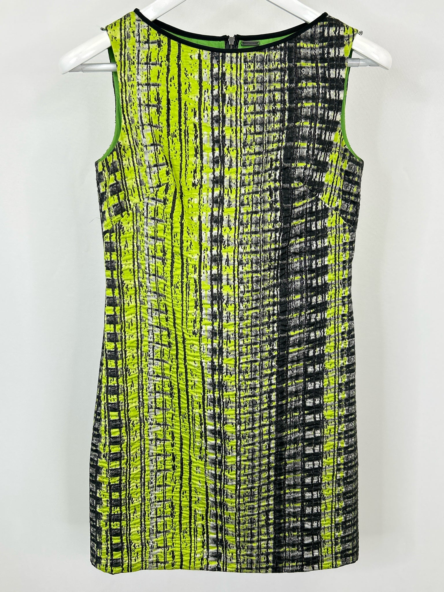 ELIE TAHARI Size 2 Black & Green Women Dress