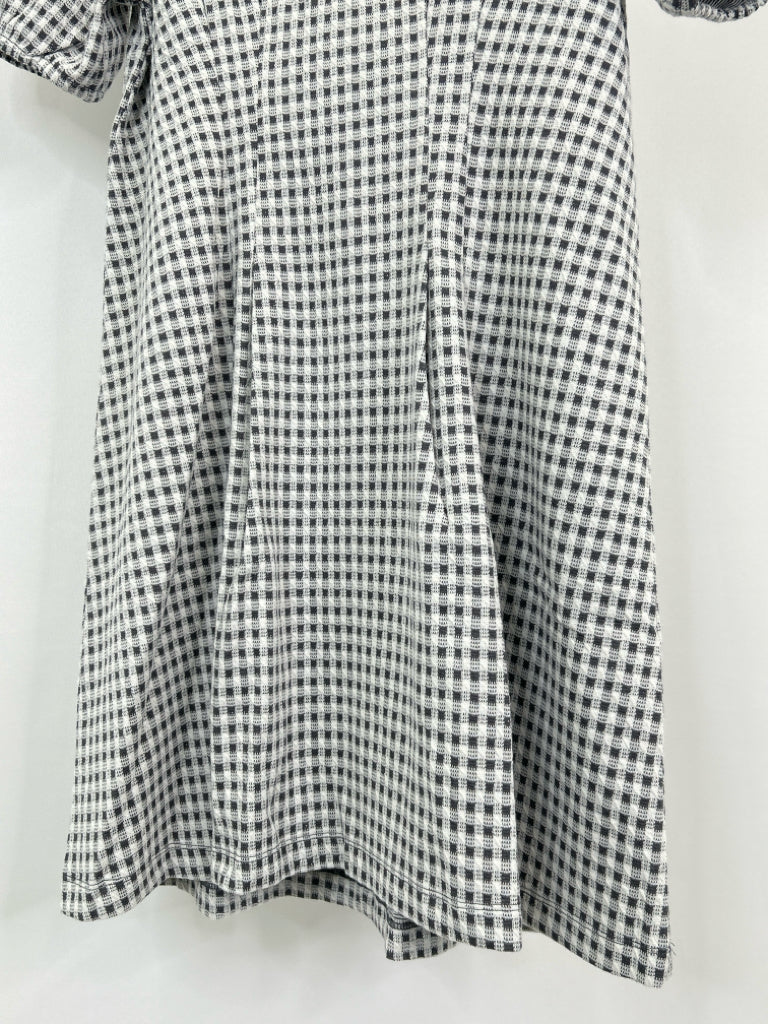 LOFT Size 8 NWT Gray Print Women's Dress NWT