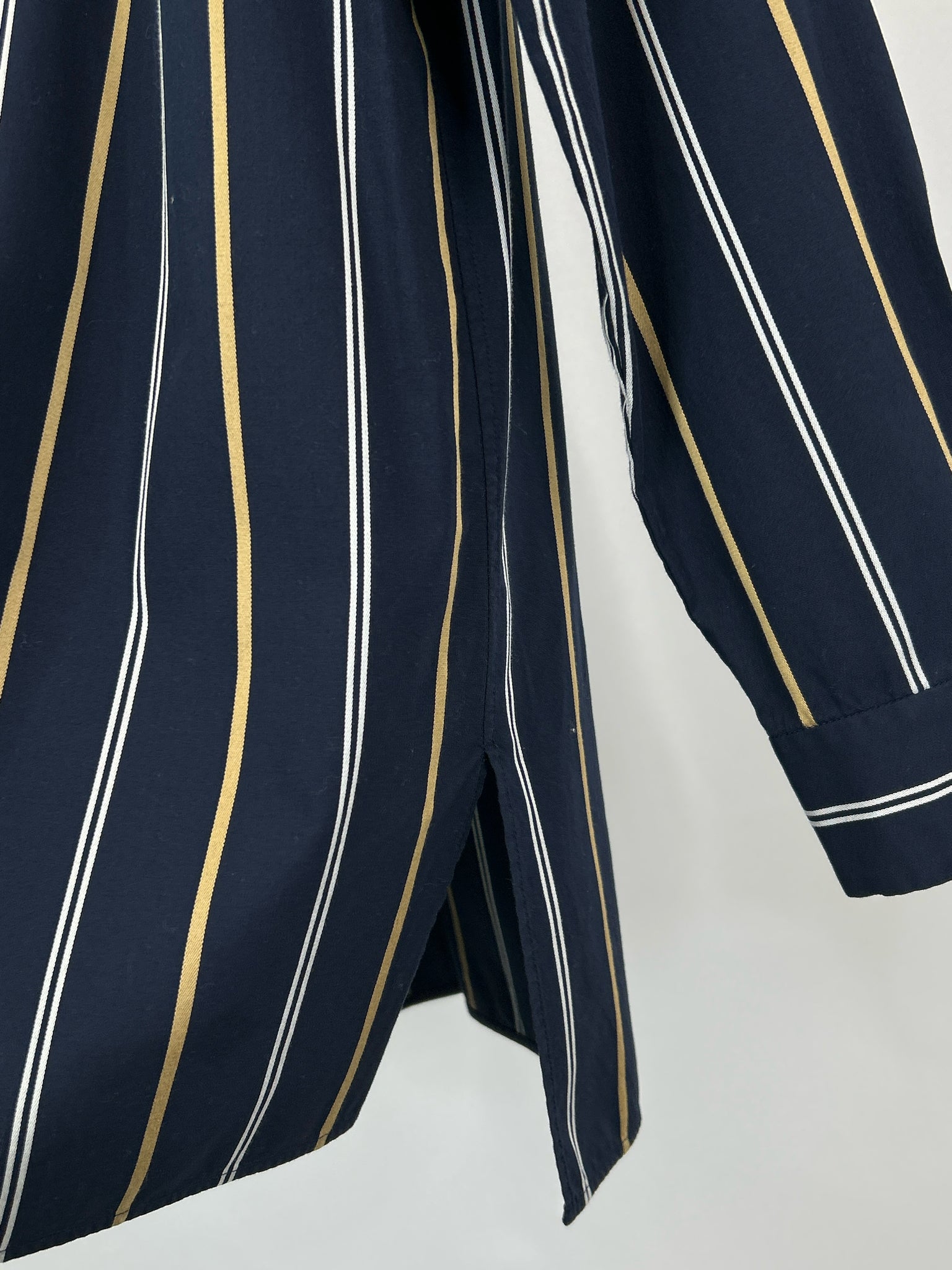 LAFAYETTE 148 Size S NAVY STRIPED Women Shirt