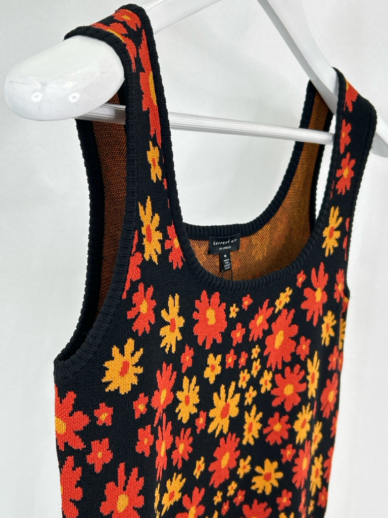 CURRENT AIR Black Print Tank Top