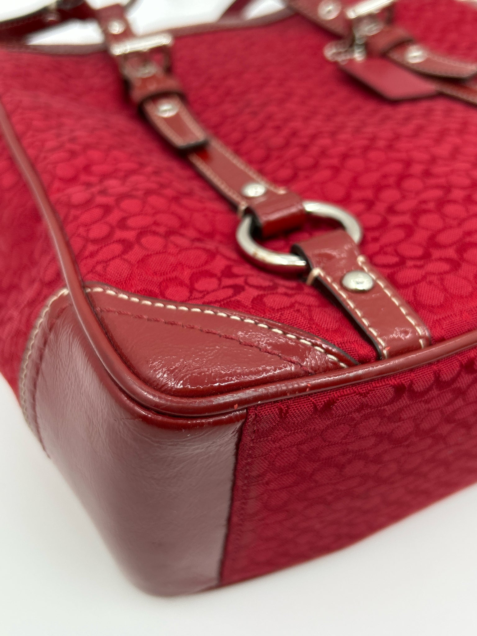 COACH Red Women Tote