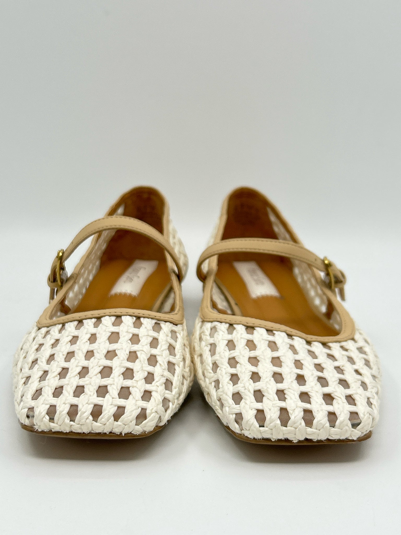 FRANCO SARTO Size 10M Ivory Women Flats
