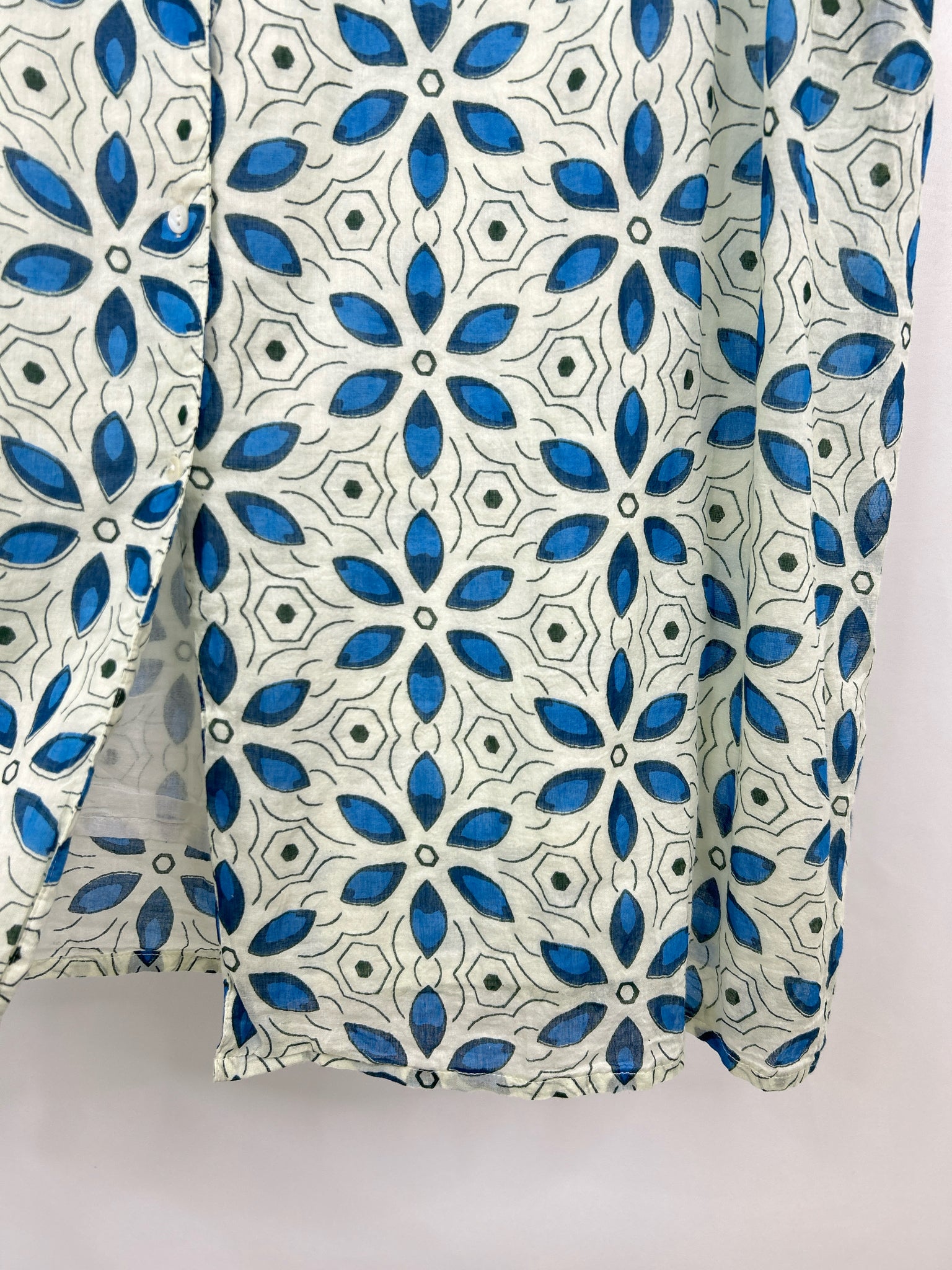 DOLMA Size XL WHITE & BLUE Women Dress