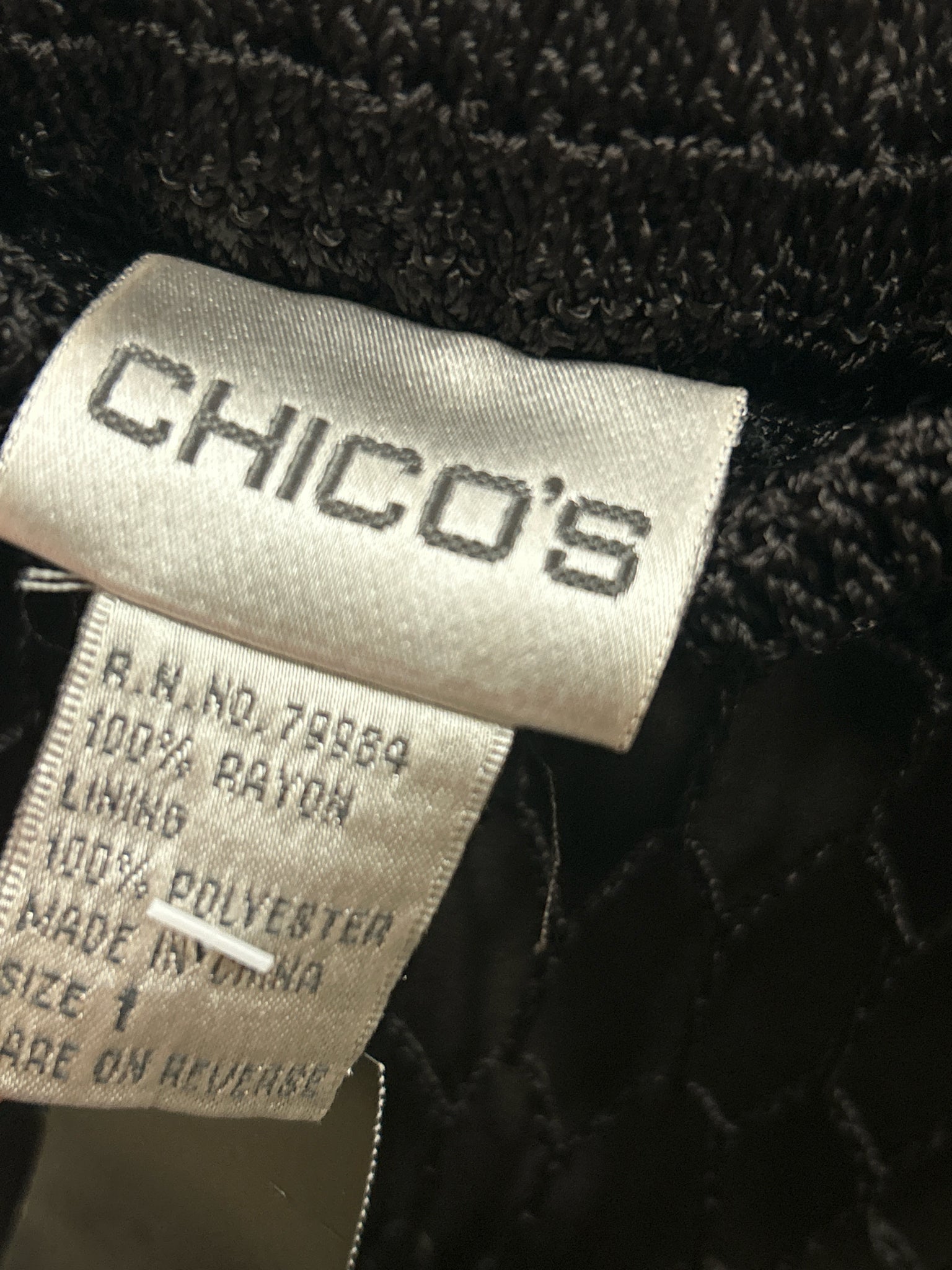 CHICO'S Size 8 DARK BROWN Women Skirt