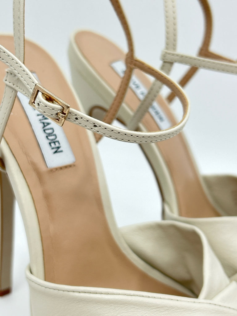STEVE MADDEN Size 10M BONE Women's Sandal