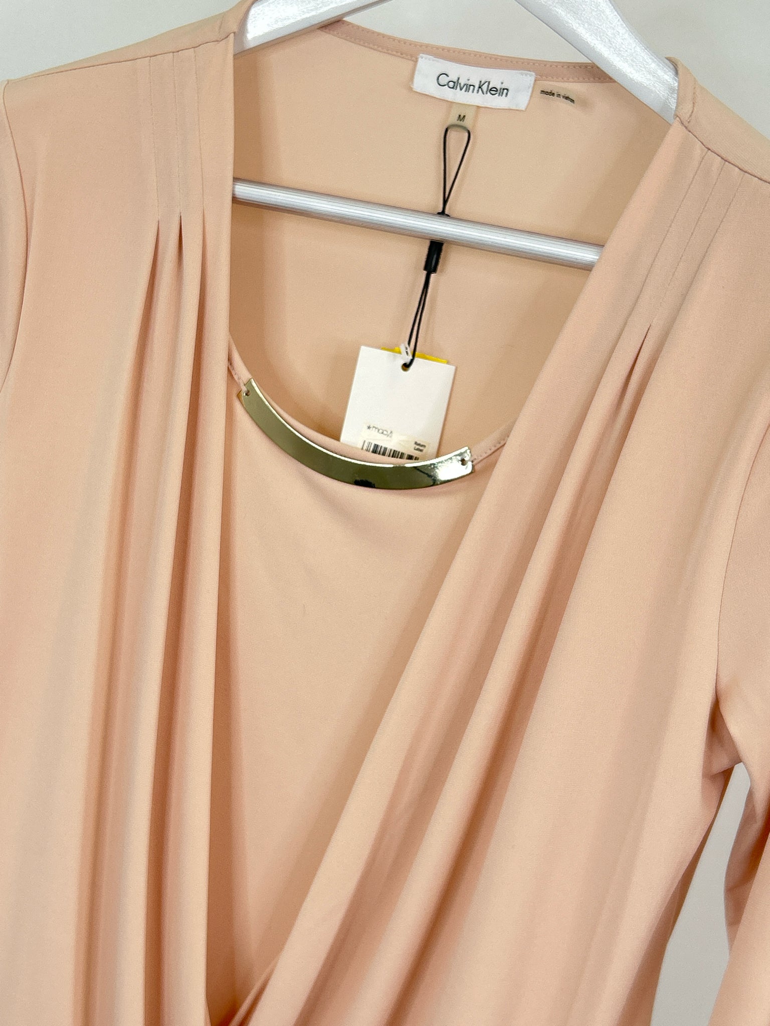 CALVIN KLEIN Size M Pink Women Top