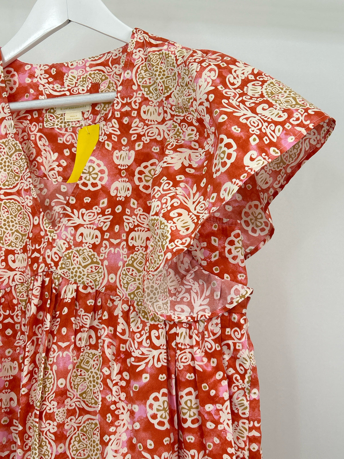 MAEVE Size S Red Print Women Dress