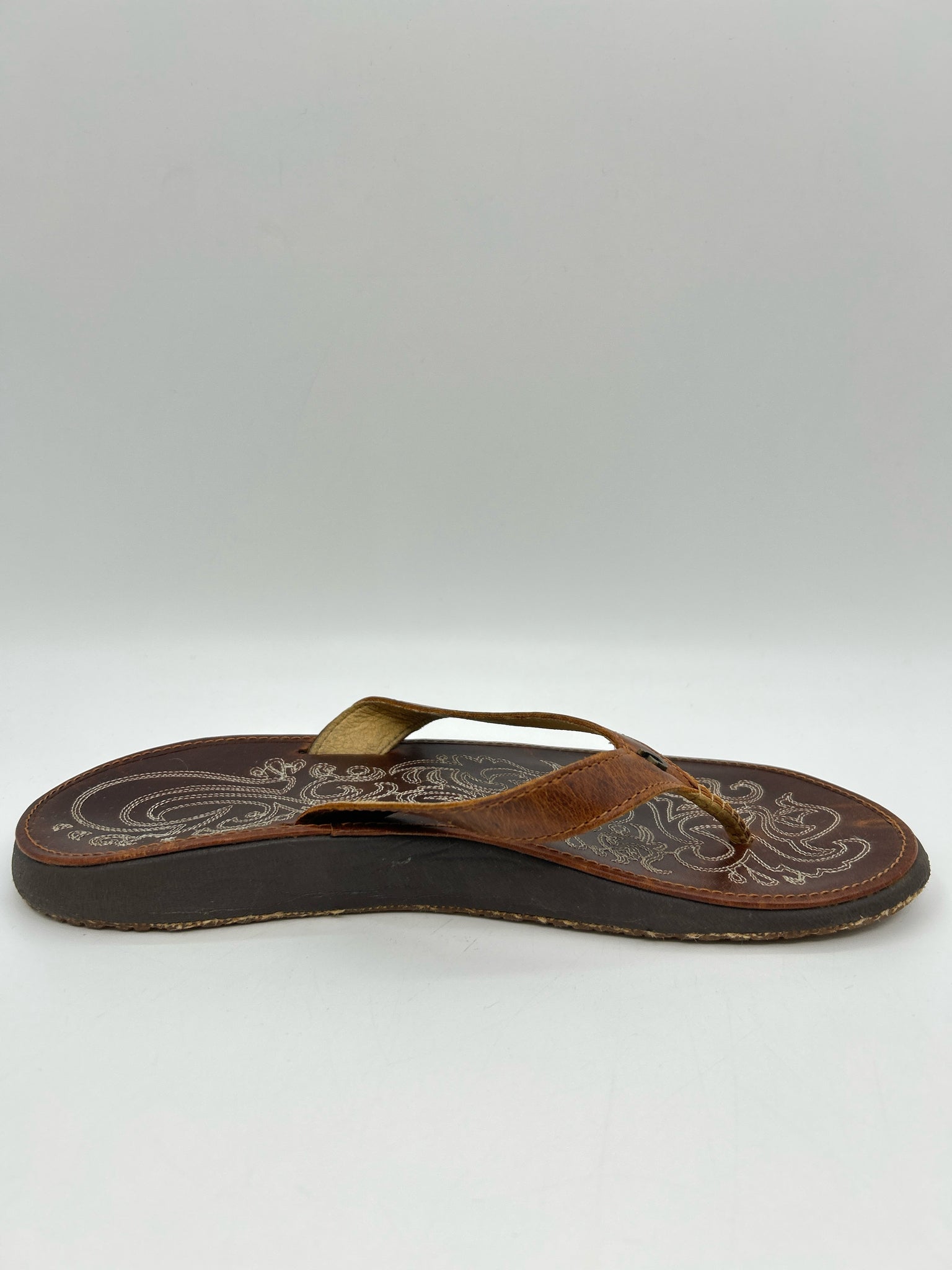 OLUKAI Size 8 Tan Women Sandal