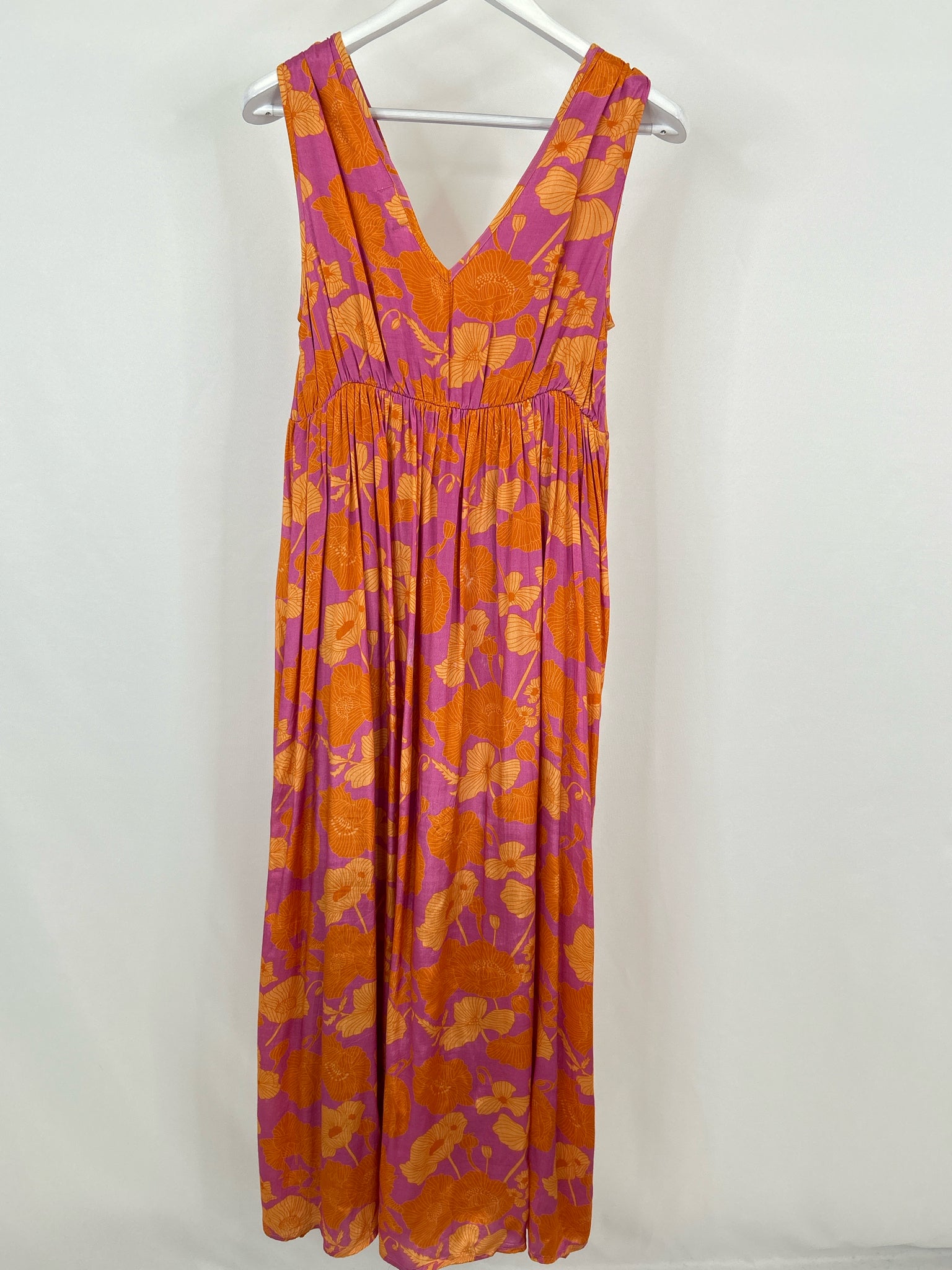 NEKANE NKN Size M Purple and Orange Women Dress