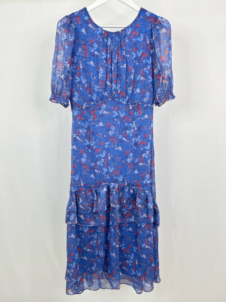 DRAPER JAMES NWT Size 8 Blue floral Women's Dress