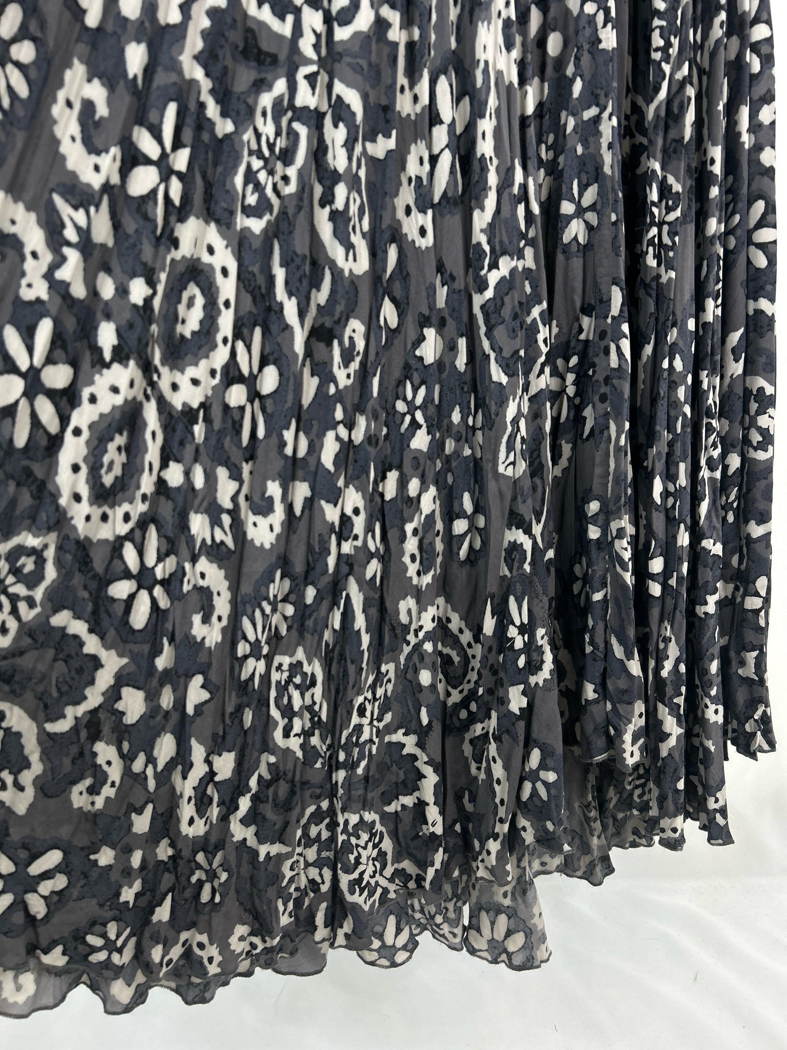 FREE PEOPLE Size S GREY PRINT Women Dress