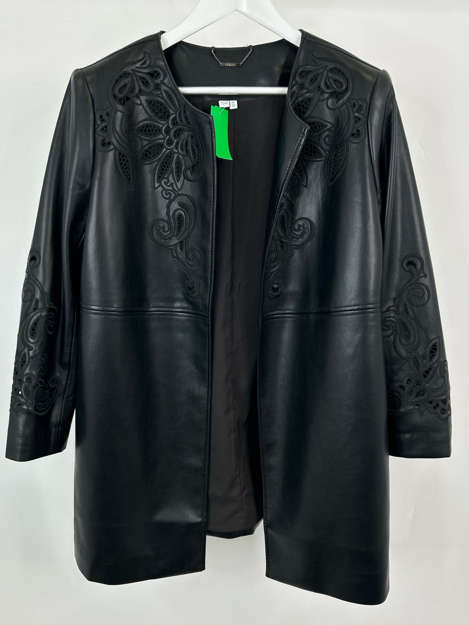 CHICO'S Size 12P Black Women Jacket