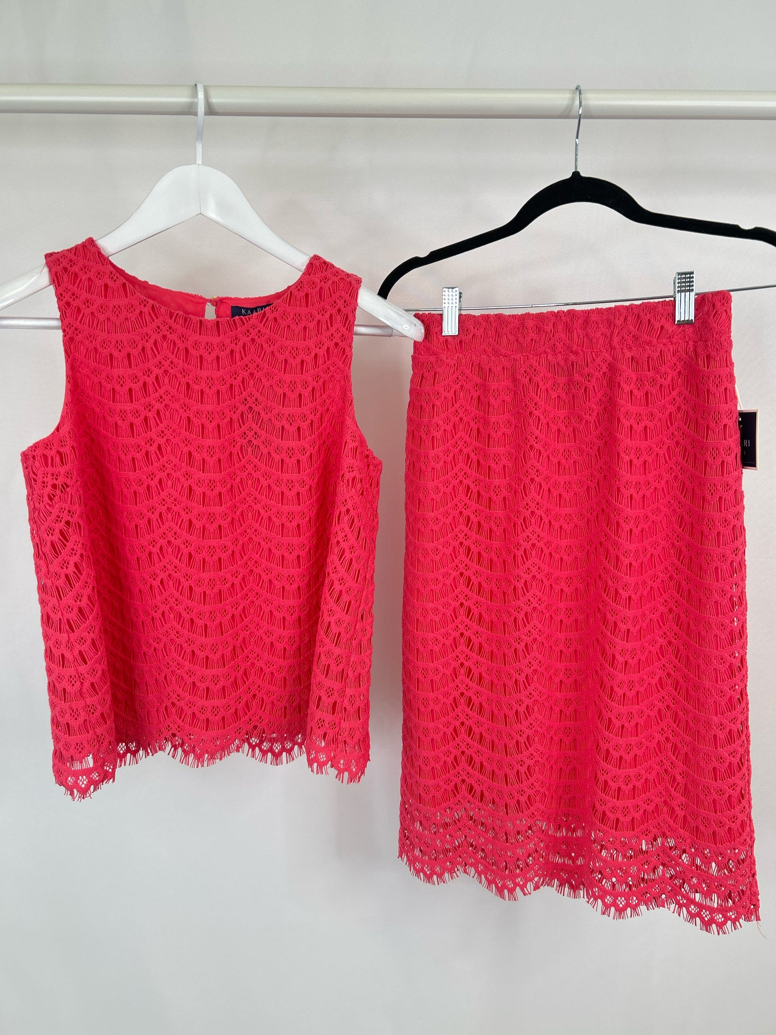 KAARI BLUE Size XS Coral Women 2-Piece w/Skirt NWT