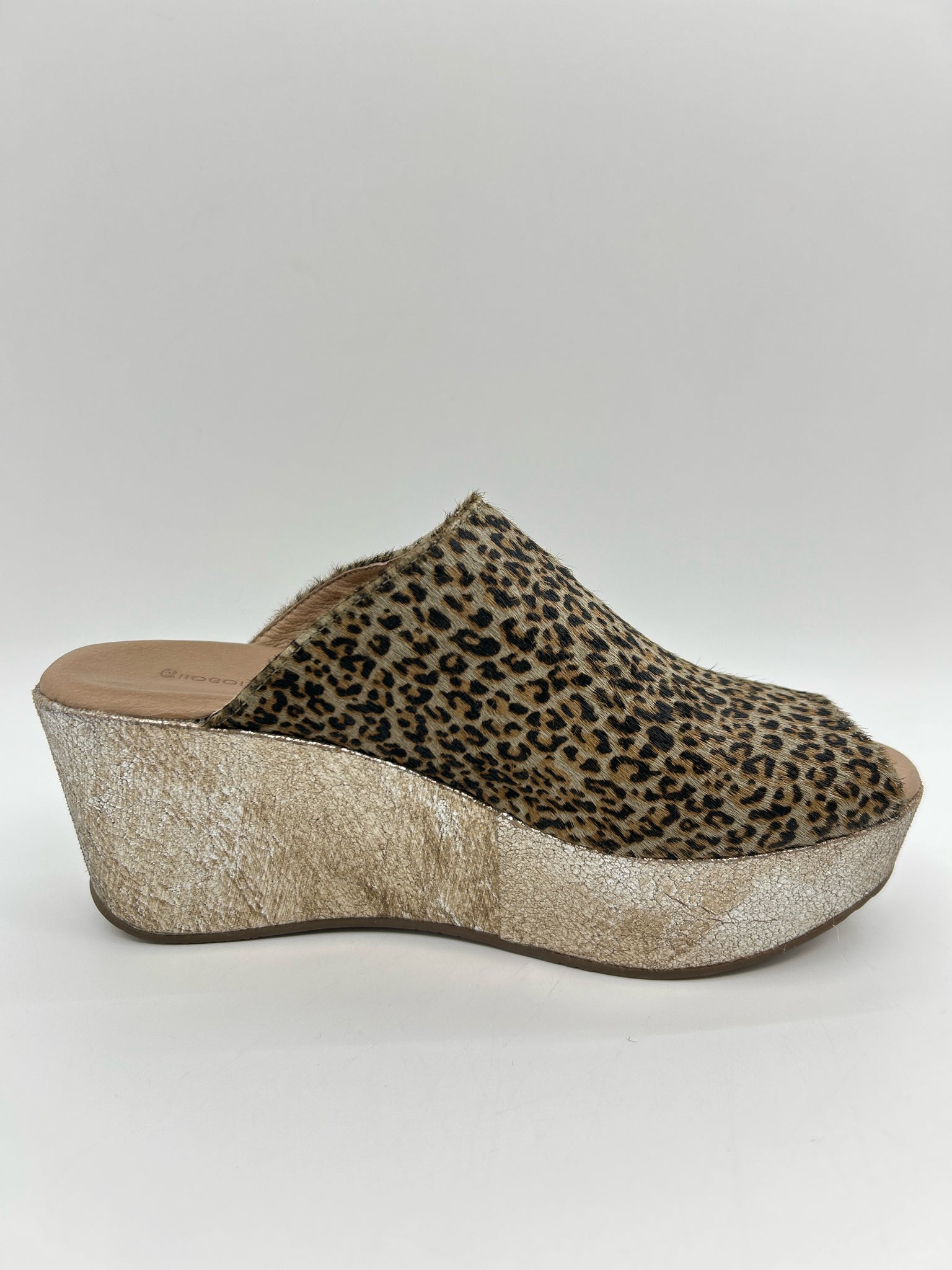 CHOCOLAT BLU Size 7 Animal Print Women Sandal