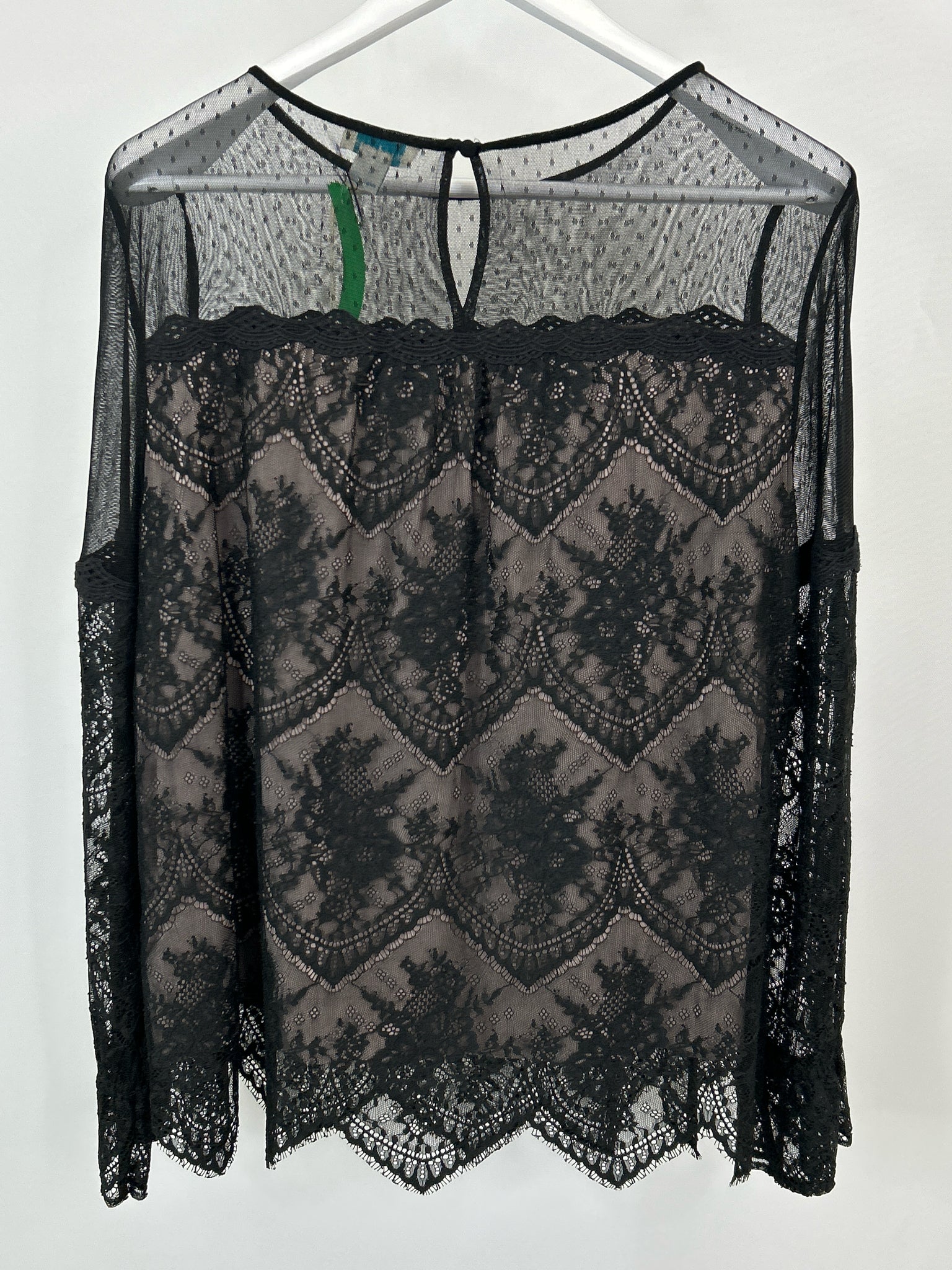 SUNDANCE Size L Black Women Top