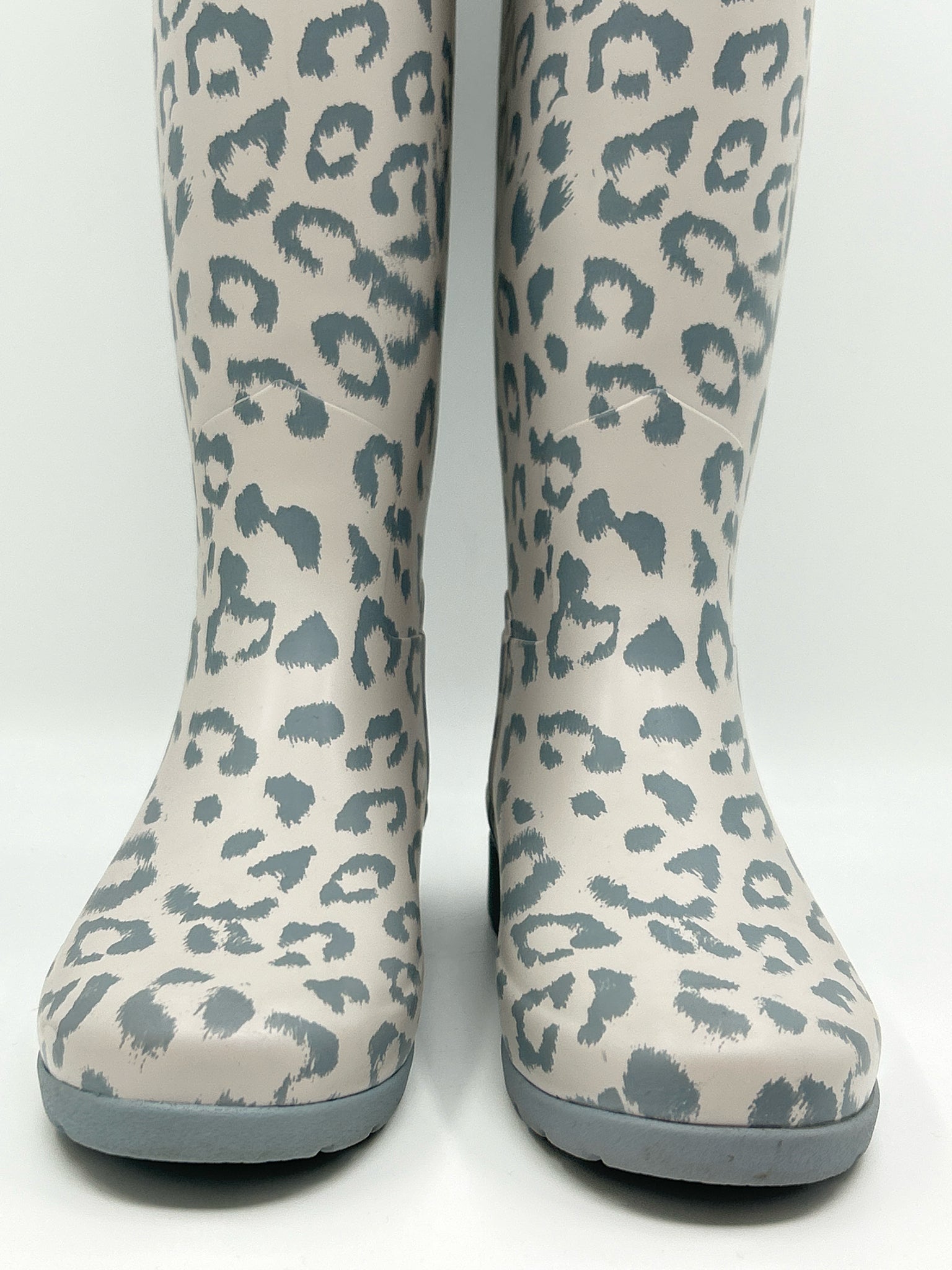 HUNTER Size 6 Grey Women Rainboots