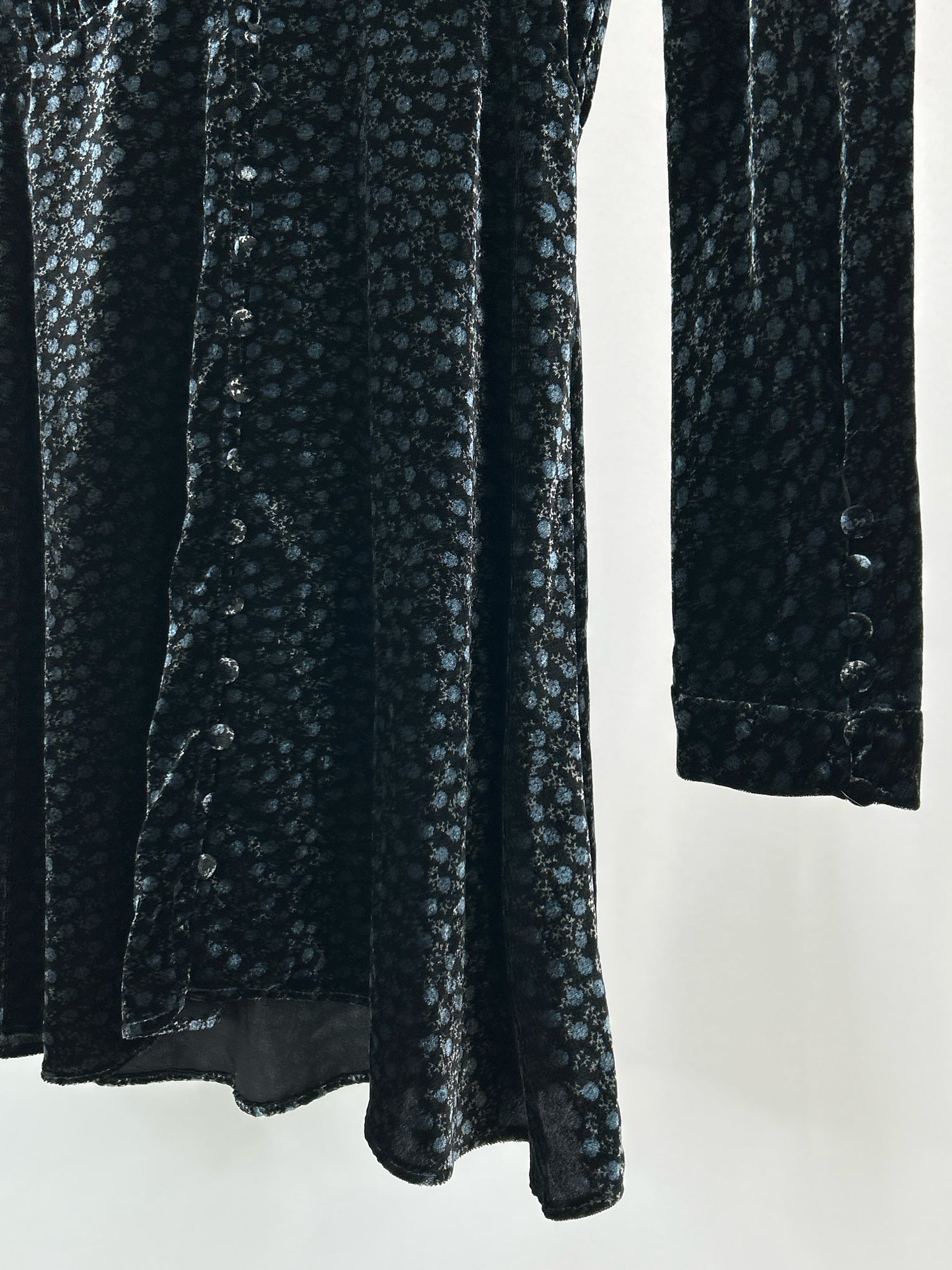 ZARA NWT Size XS Black Floral Women Dress