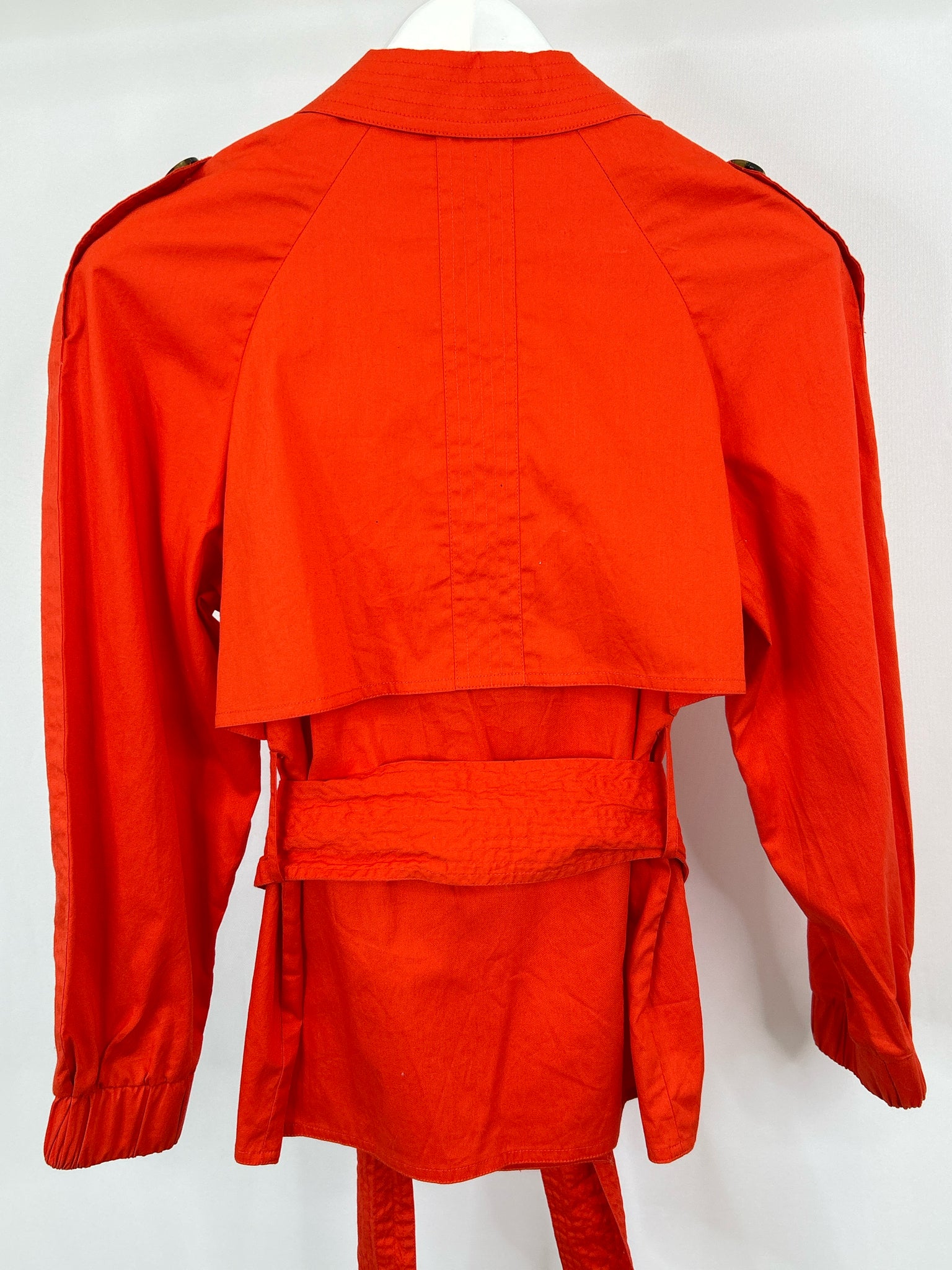 C/MEO COLLECTIVE Size S Orange Women Trench Coat NWT