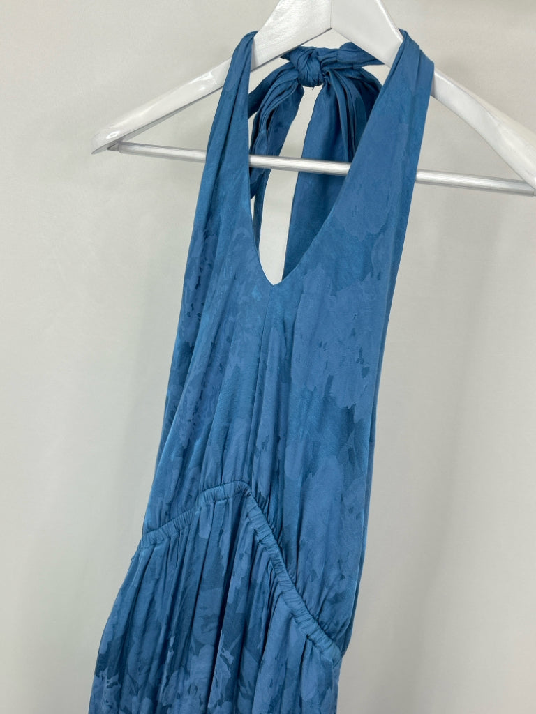 ANTHROPOLOGIE Size L Blue Dress