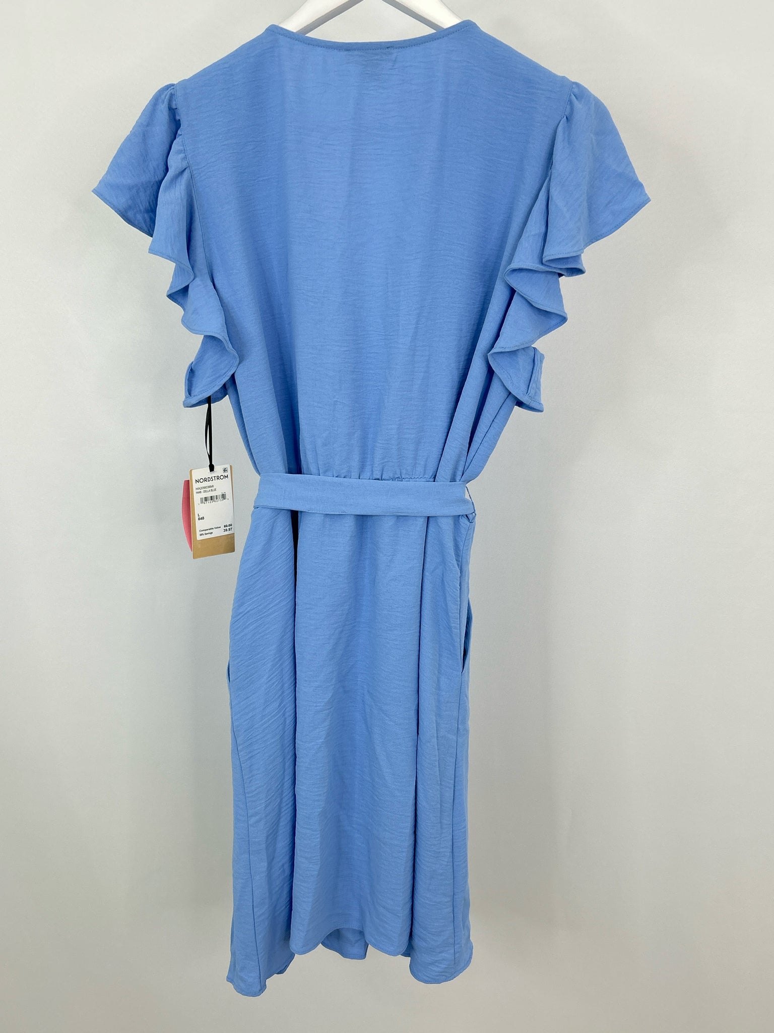 HALOGEN Size L Blue Women Dress